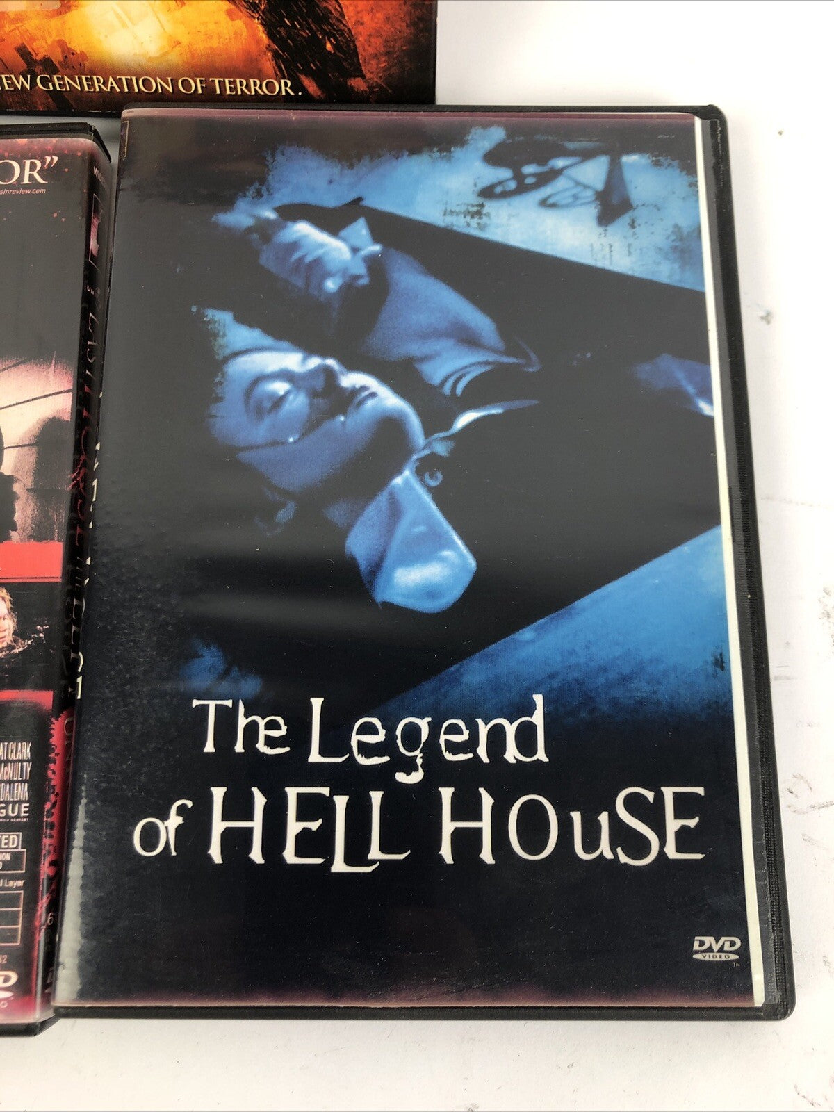 3 x HORROR DVD LOT The OMEN The Legend of Hell House The Last House on the Left