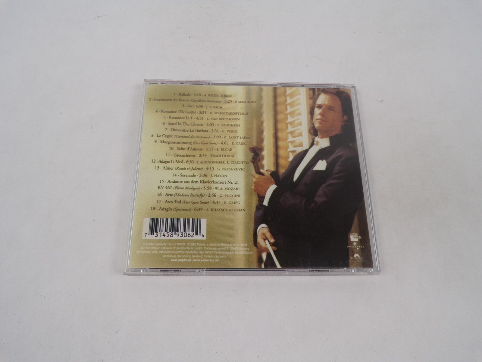 Andre Rieu Musik Zum Traumen Ballade Intermezzo Sinfonico Air Romance Send CD#70