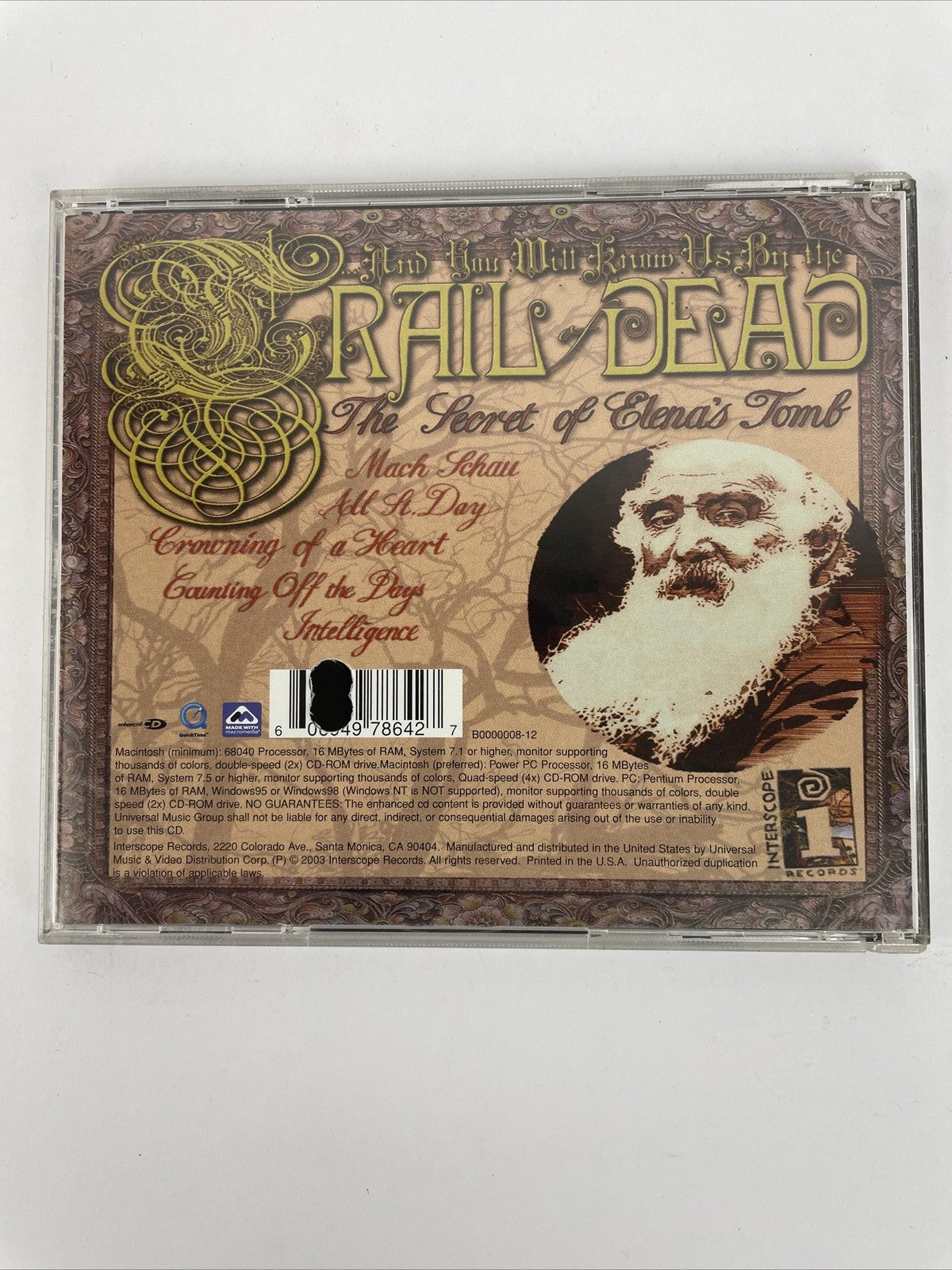 Secret of Elena's Tomb by And You Will Know Us by the Trail of Dead Mint Disc