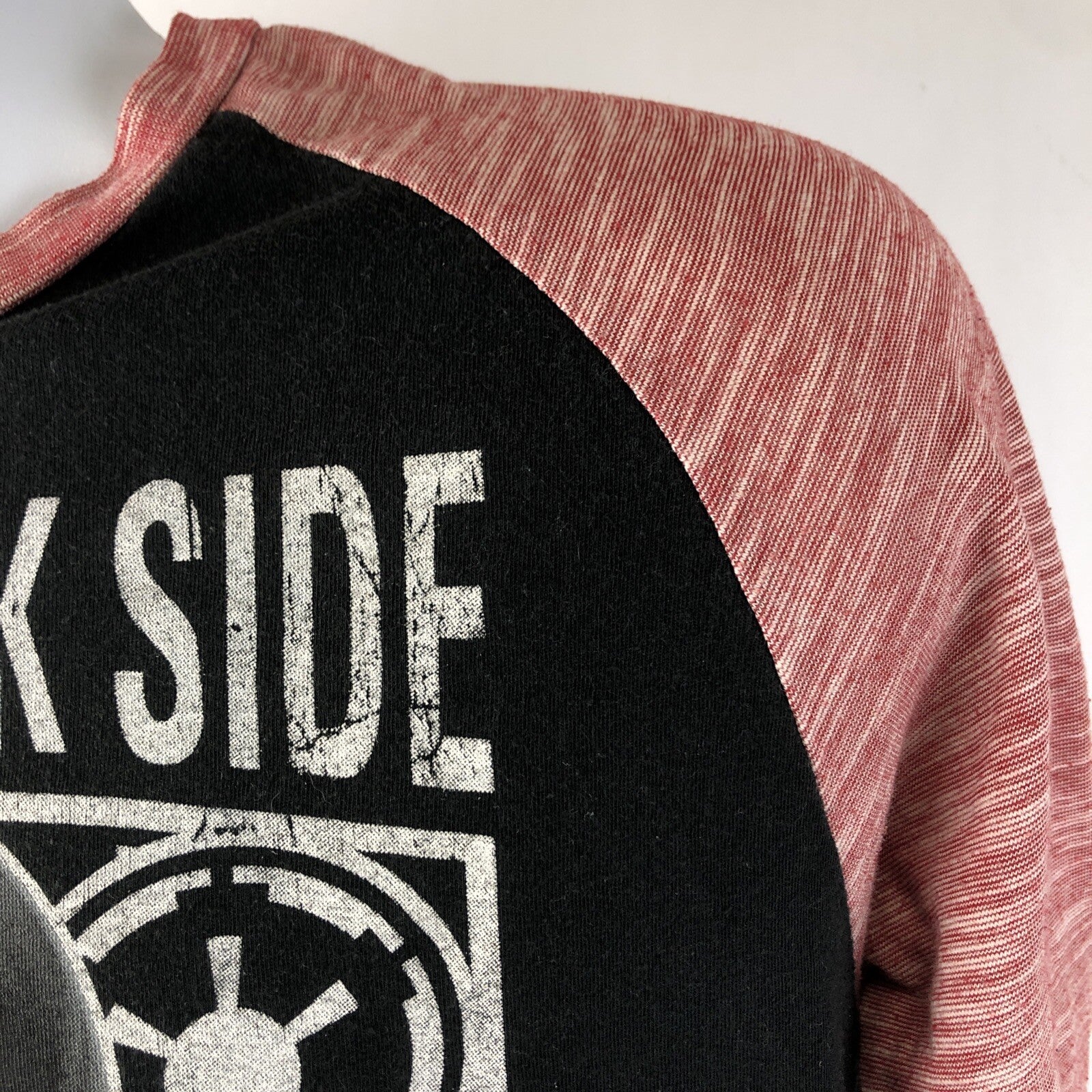 Mens Star Wars Raglan Shirt Large Darth Vader Join the Dark Side Rule the Galaxy