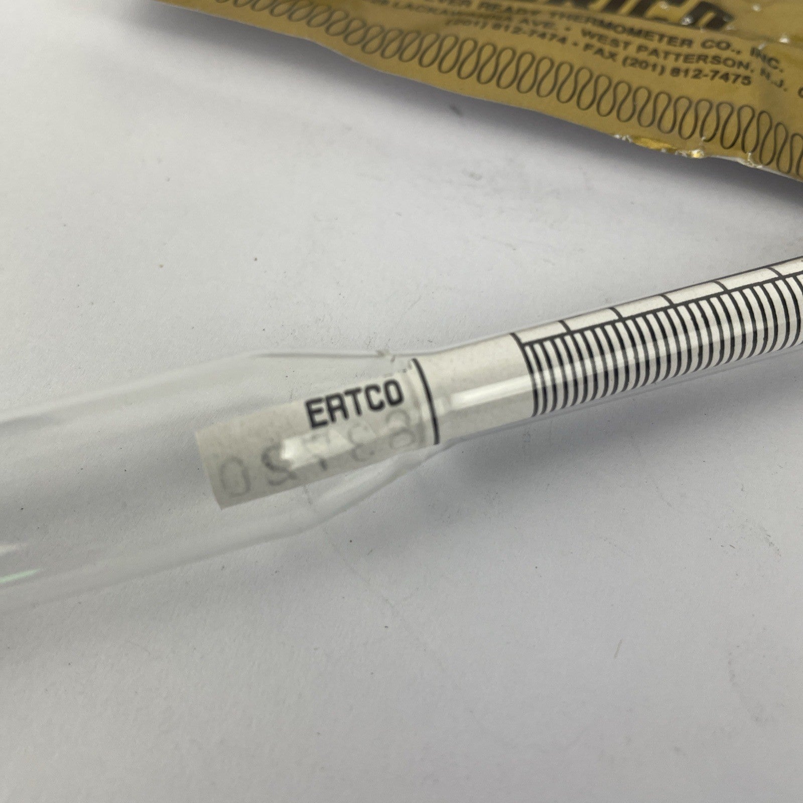 OEM ERTCO  Specific Gravity Hydrometer Temp. .60 - 60F -  Made in the USA