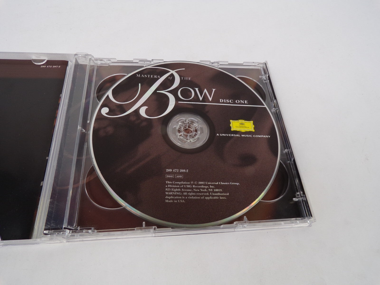 Masters of The Bow Salvatore Accardo Joshua Bell Arthur Grumiaux GilShaham CD#63