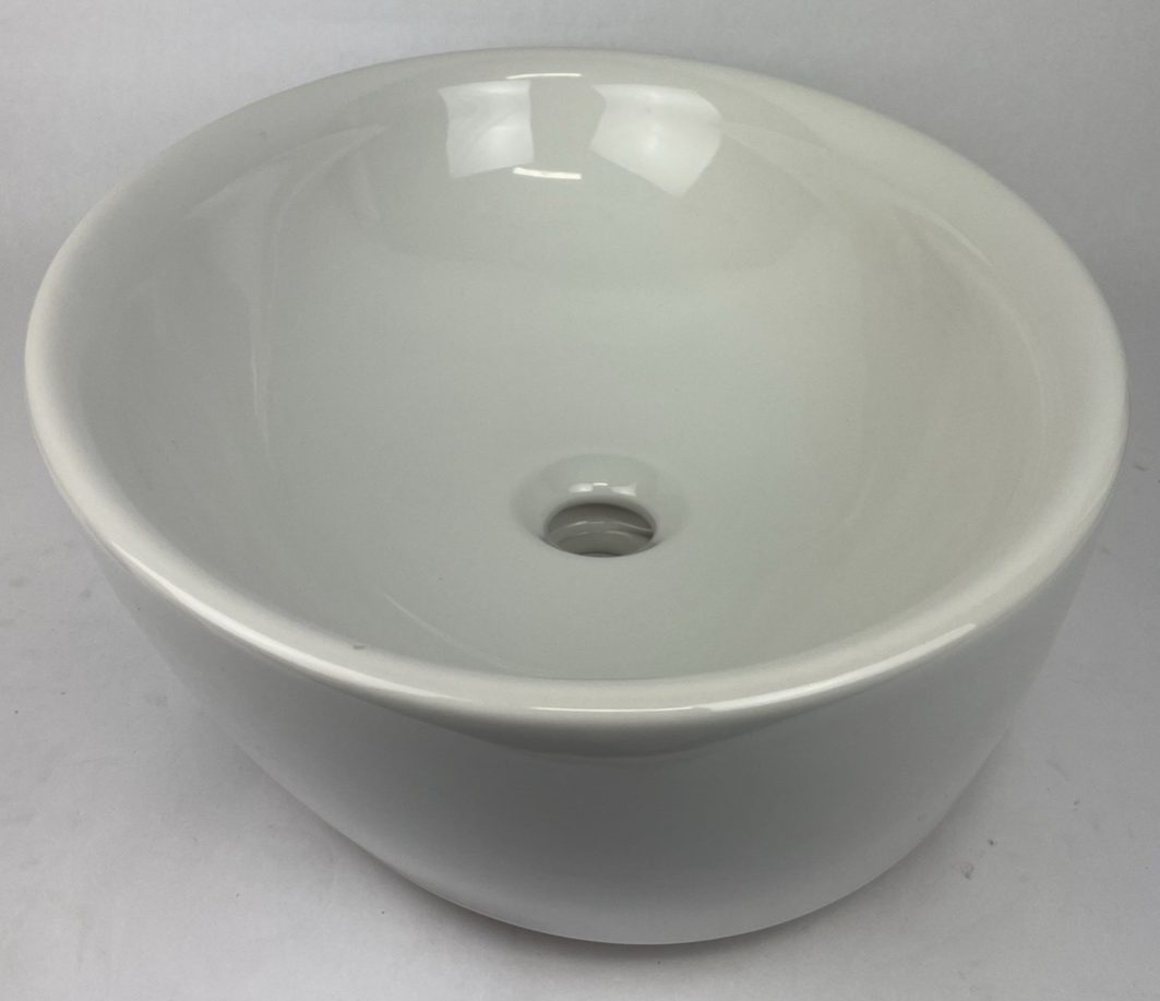 OEM LAUFEN Top Mount Bathroom Designer Sink Glossy White OD 20.25" 514mm