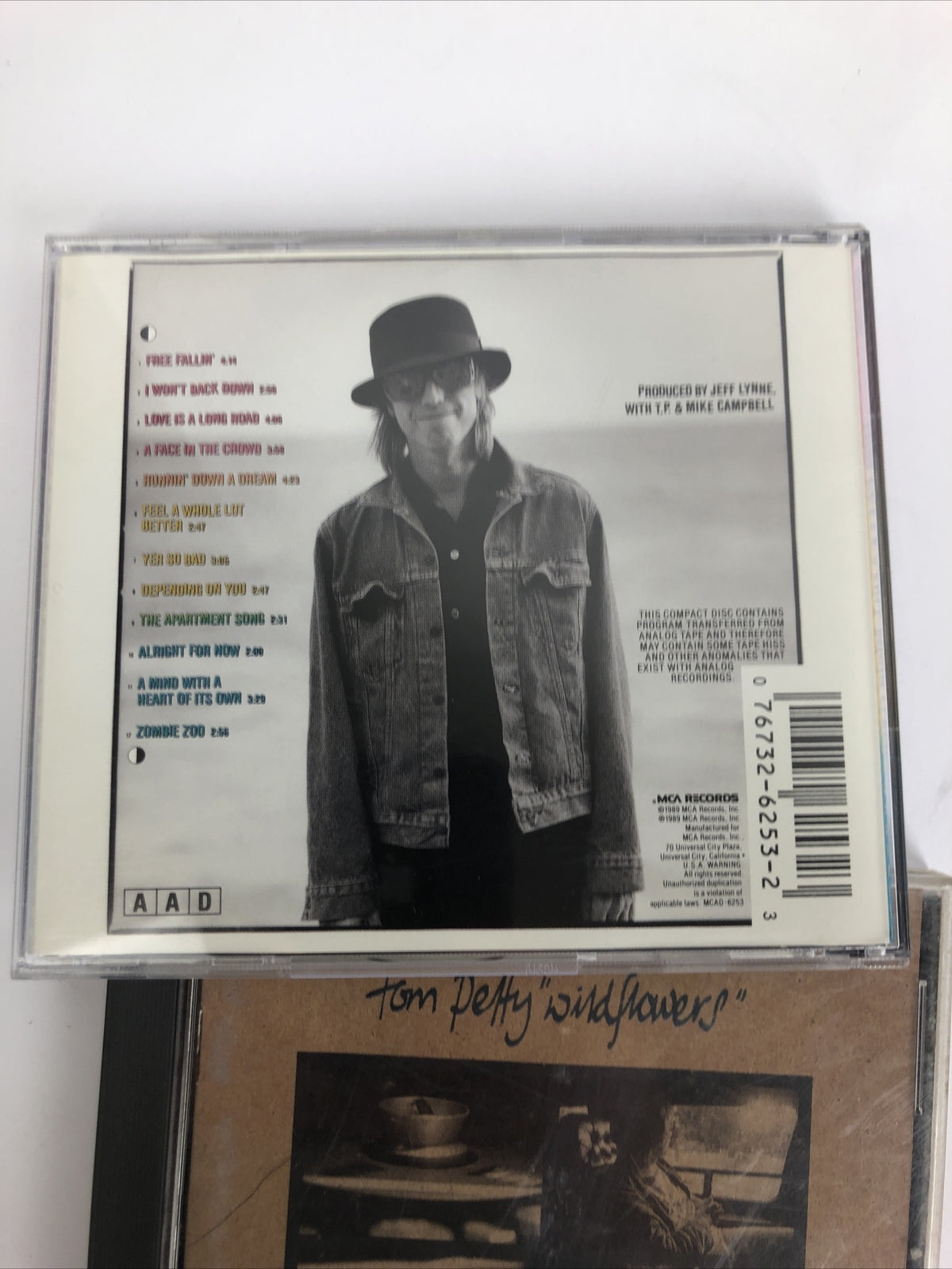 Lot of 2 x Digital Audio CD TOM PETTY Wildflowers, 94' + Full Moon Fever, 89' #1