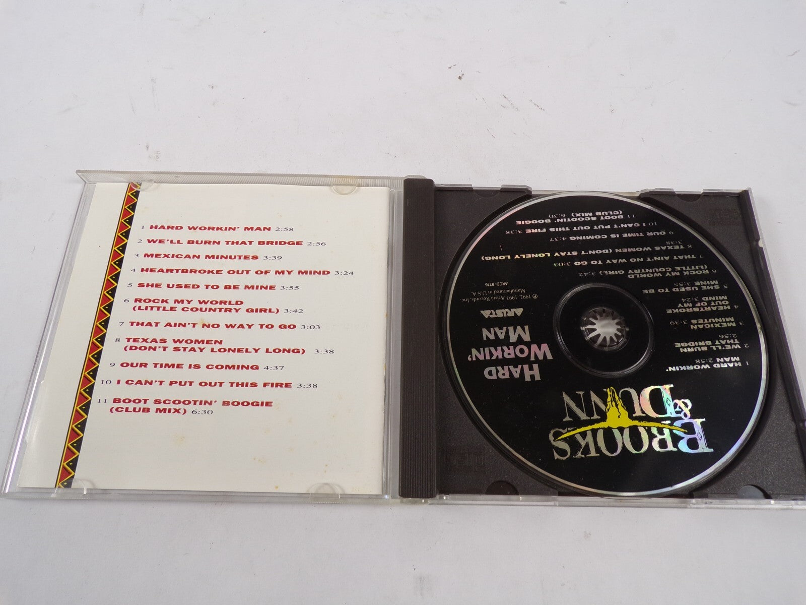 Brooks & Dunn Hard Workin' Man We'll Burn That Bridge Mexican Minutes She CD#16