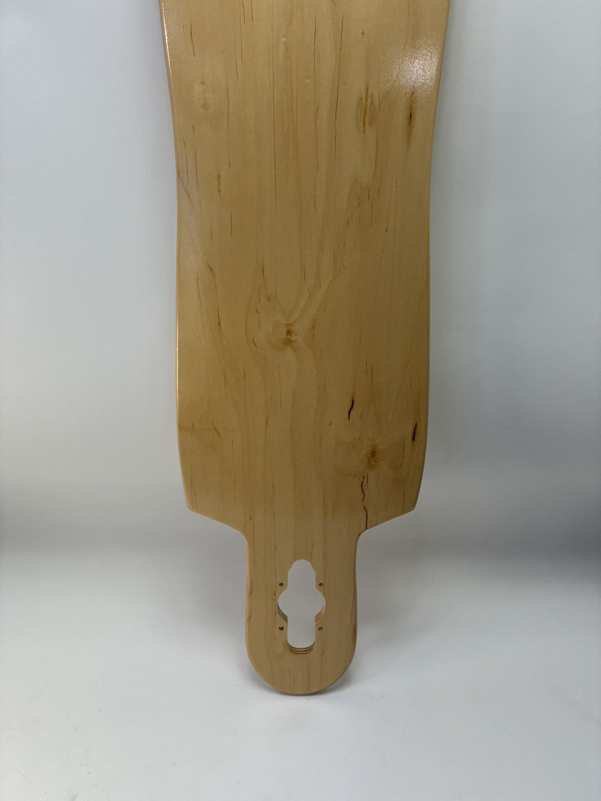 Drop Through Longboard Deck 42.5" x 9.75" 8 Ply Hard Rock Maple Natural Blank