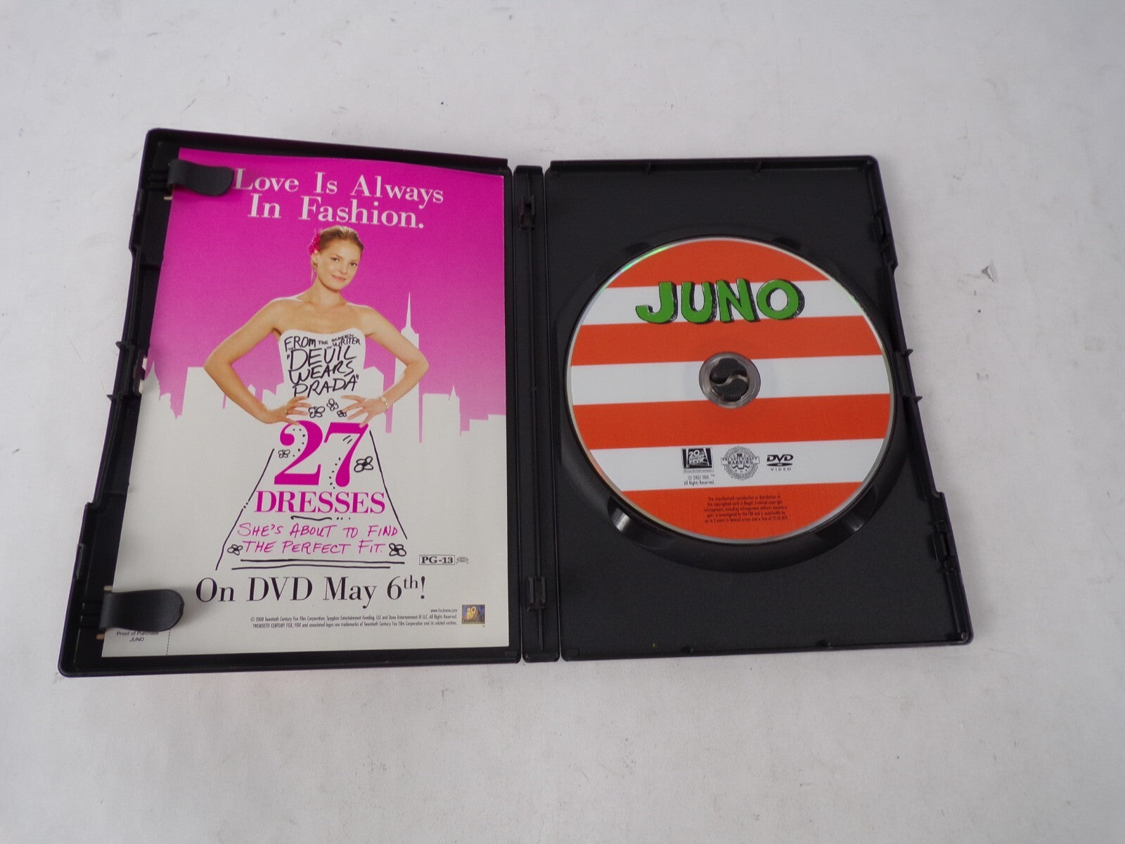Juno A Jason Reitman Film "The Best Picture Of The Year" Ellen Page DVD Movies