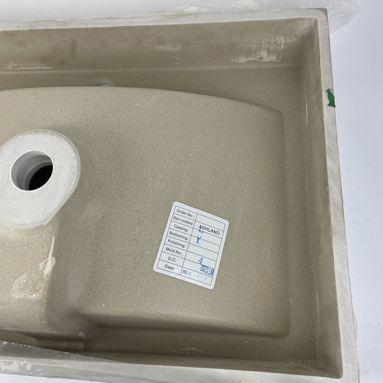 NEPTUNE PRODUCTS 28" x 17" White Drop-In Bathroom Sink Ceramic Rectangle White