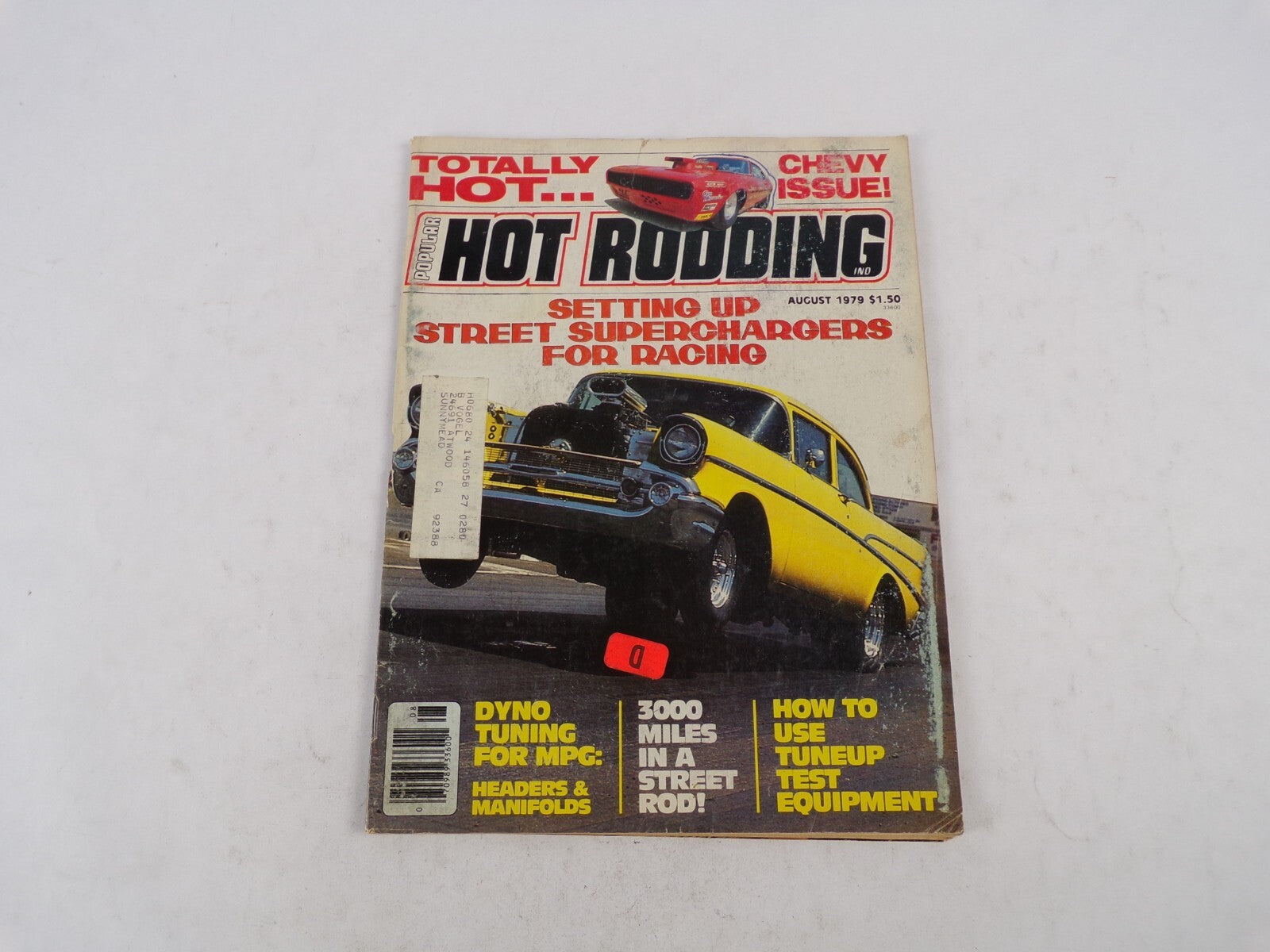 August 1979 Hot Rod Magazine Totally Hot Chevy Issue! Setting Up Street Superrch