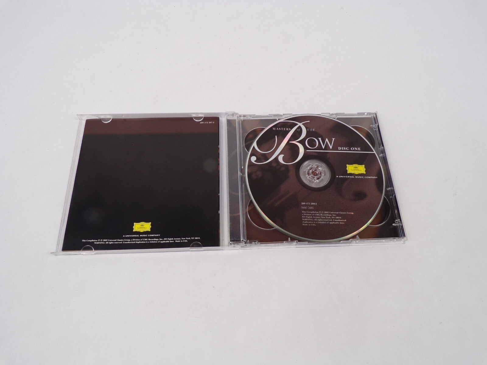 Masters of The Bow Salvatore Accardo Joshua Bell Arthur Grumiaux GilShaham CD#63