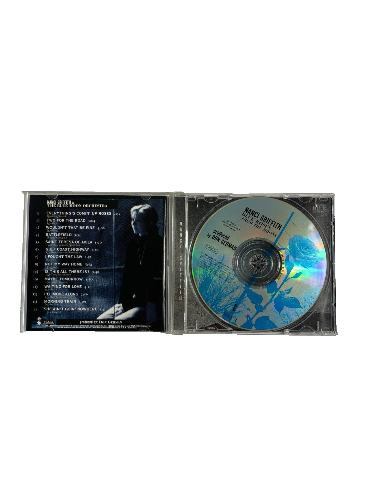 Blue Roses From The Moons Nanci Griffith Two For The Road Battlefield #F-G