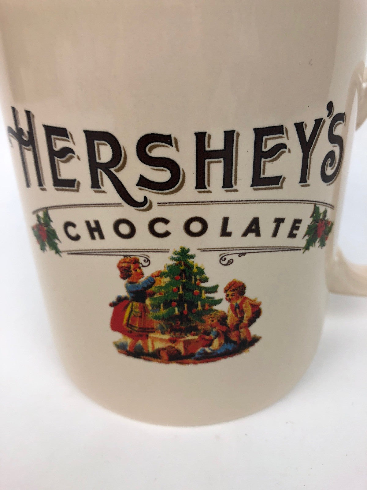 RARE LRG Hershey's Chocolate CHRISTMAS Mug by Galerie  Holds 30 Ounces - FSTSHP
