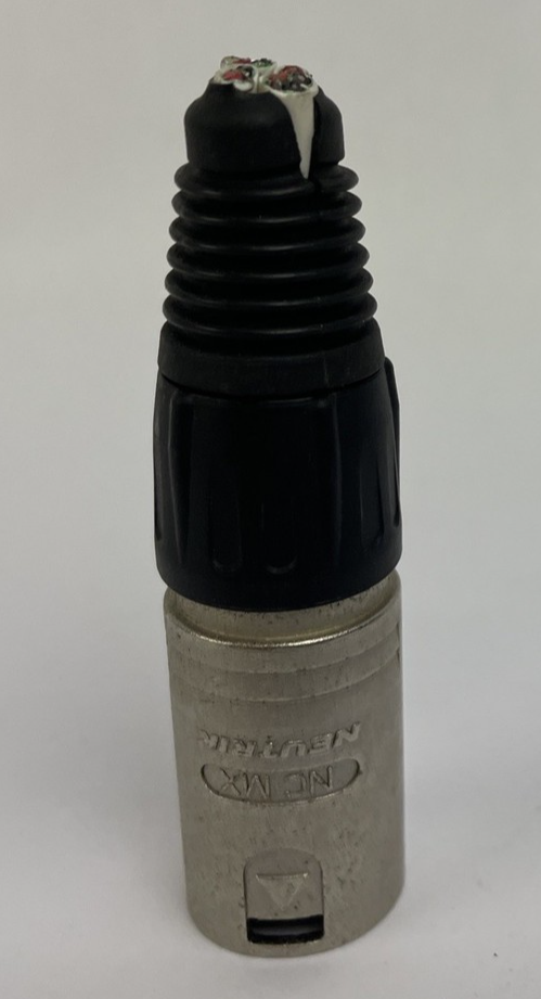 1 x OEM Neutrik NC*MX  XLR 5-pin Inline Connector Silver Contacts Male