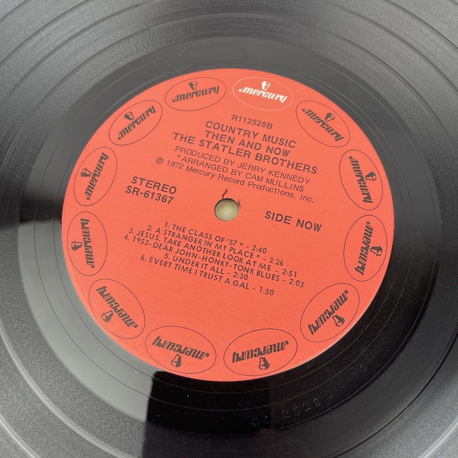 STATLER BROTHERS : country music " then and now " MERCURY 12" LP Vinyl 33 RPM