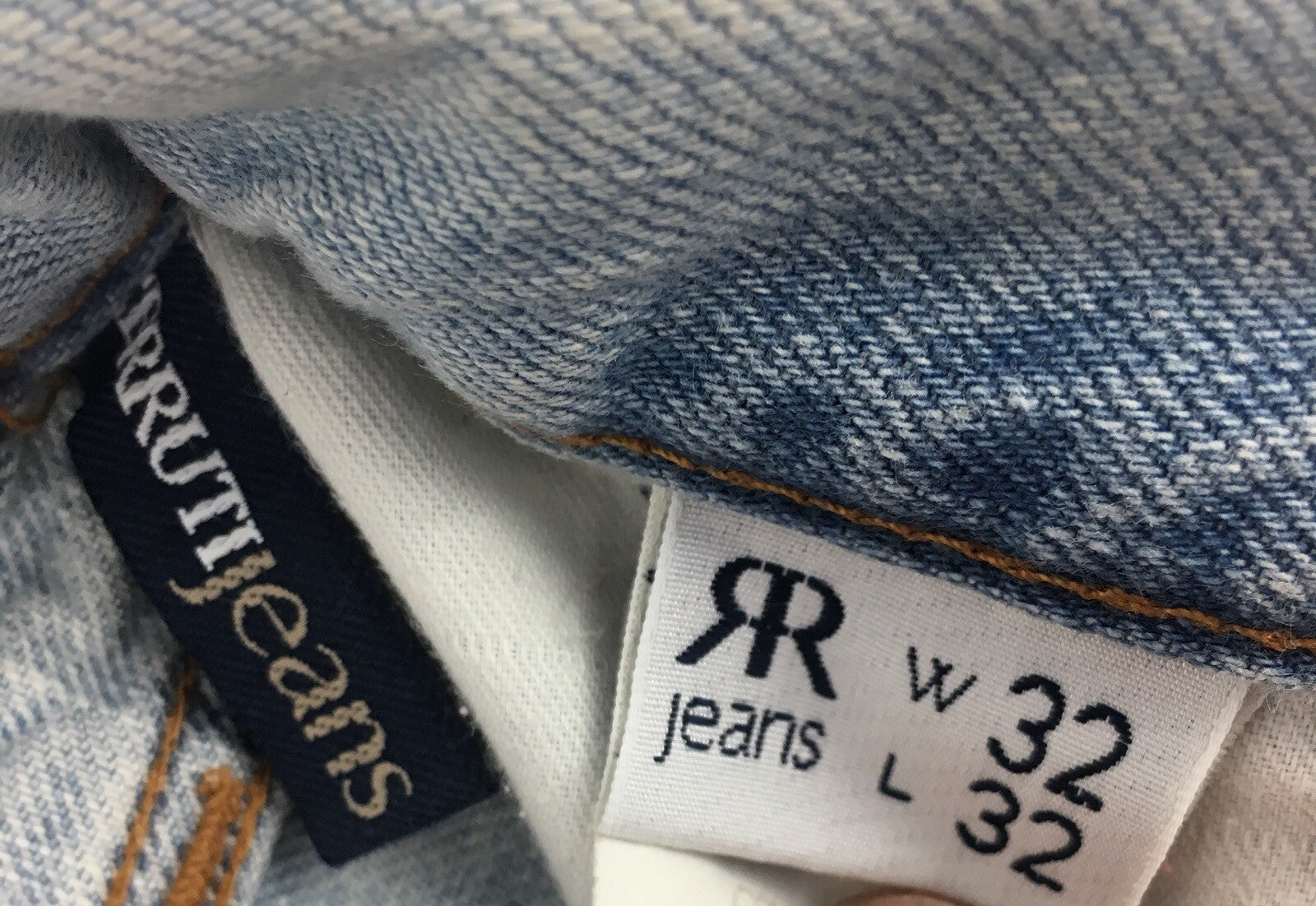CERRUTI  Blue Cotton Denim Mens Jeans Straight W32 L32 Very Good  