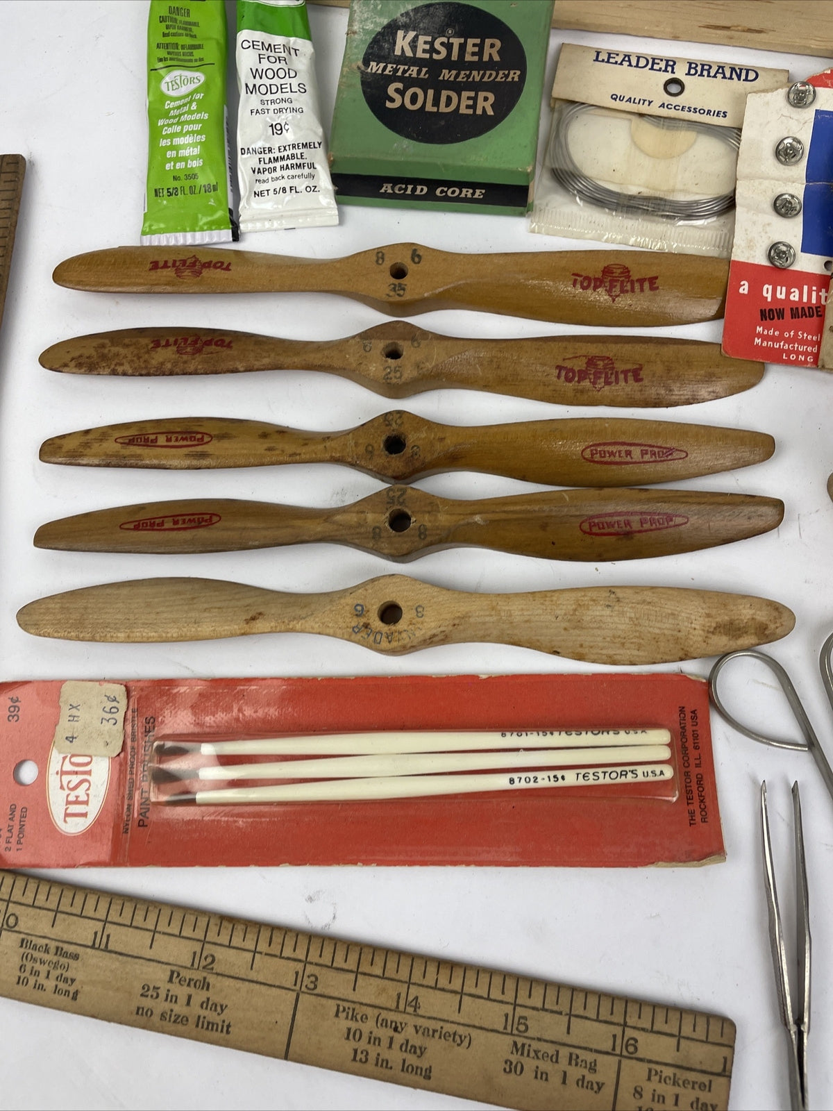 Huge Lot of RC Balsa Wood Airplane Construction Tool Clamp Hemmer Propeller Pin