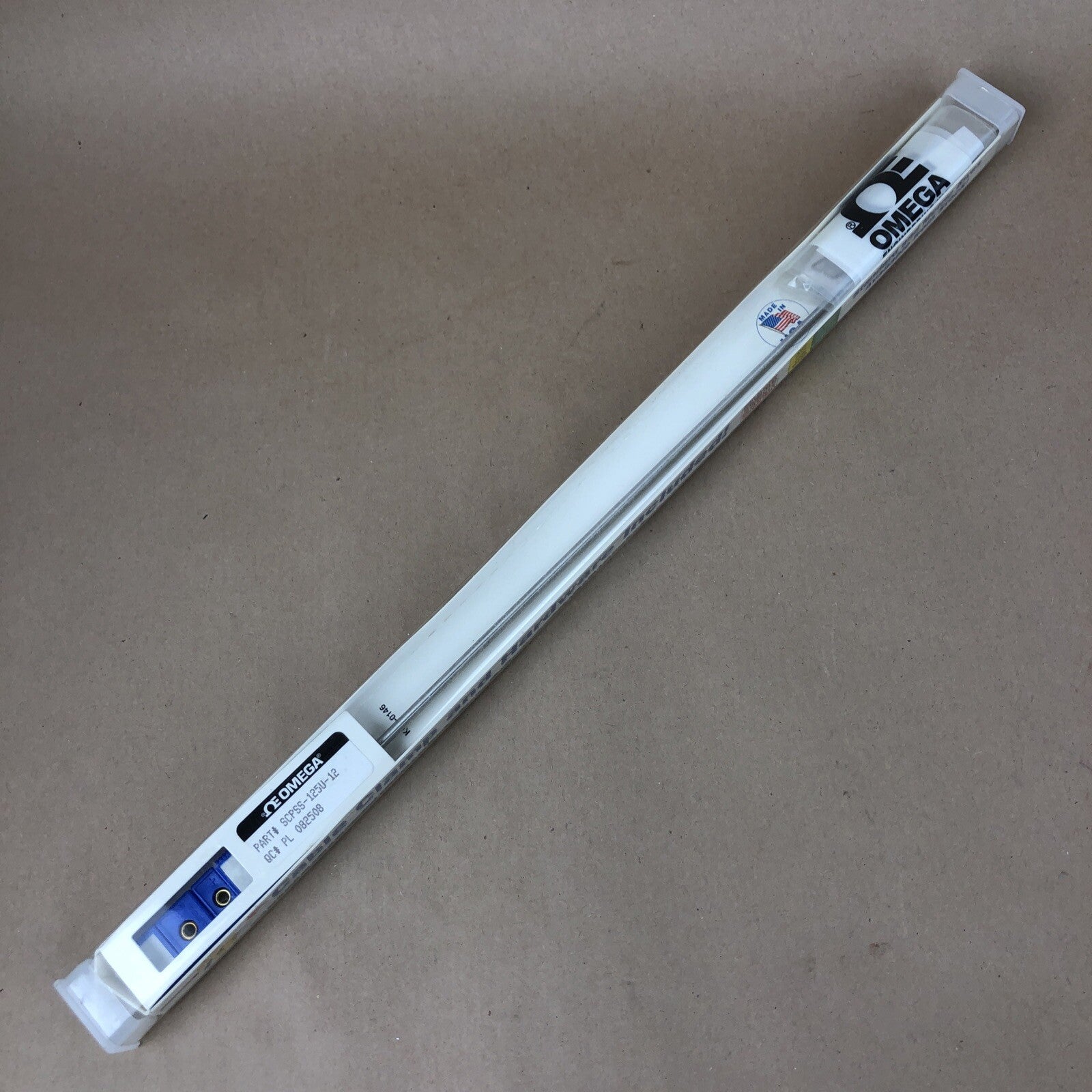 OMEGA ENGINEERING SCPSS-125U-12 IMMERSION PROBE 304 STAINLESS STEEL 0.125" DIA.