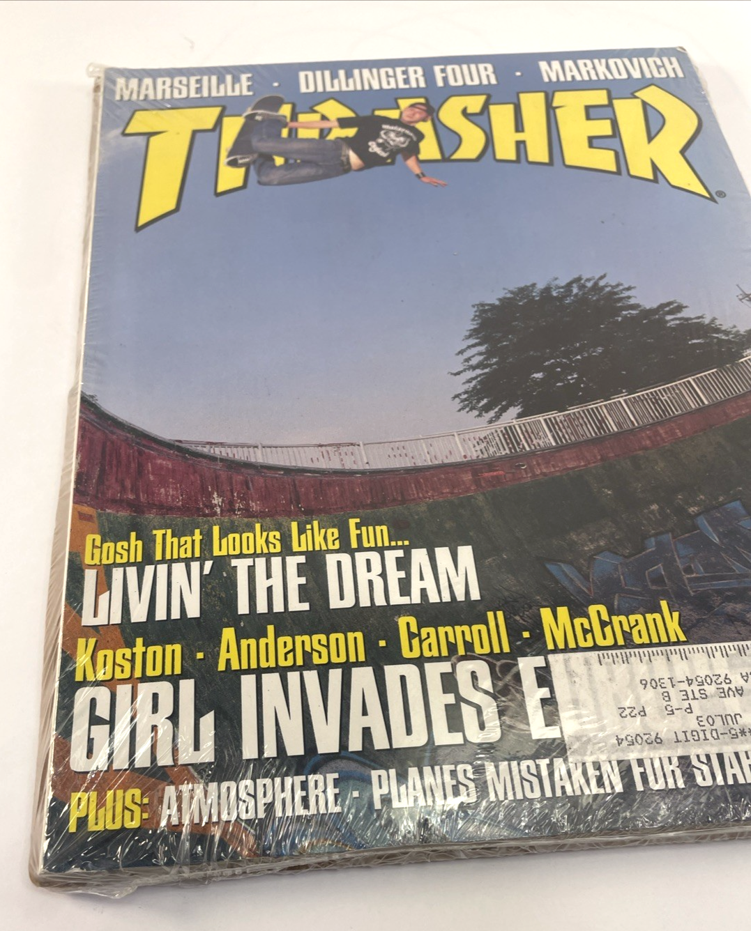Thrasher Skateboard Magazine September 2002 - Marseille. Alan Peterson Cover