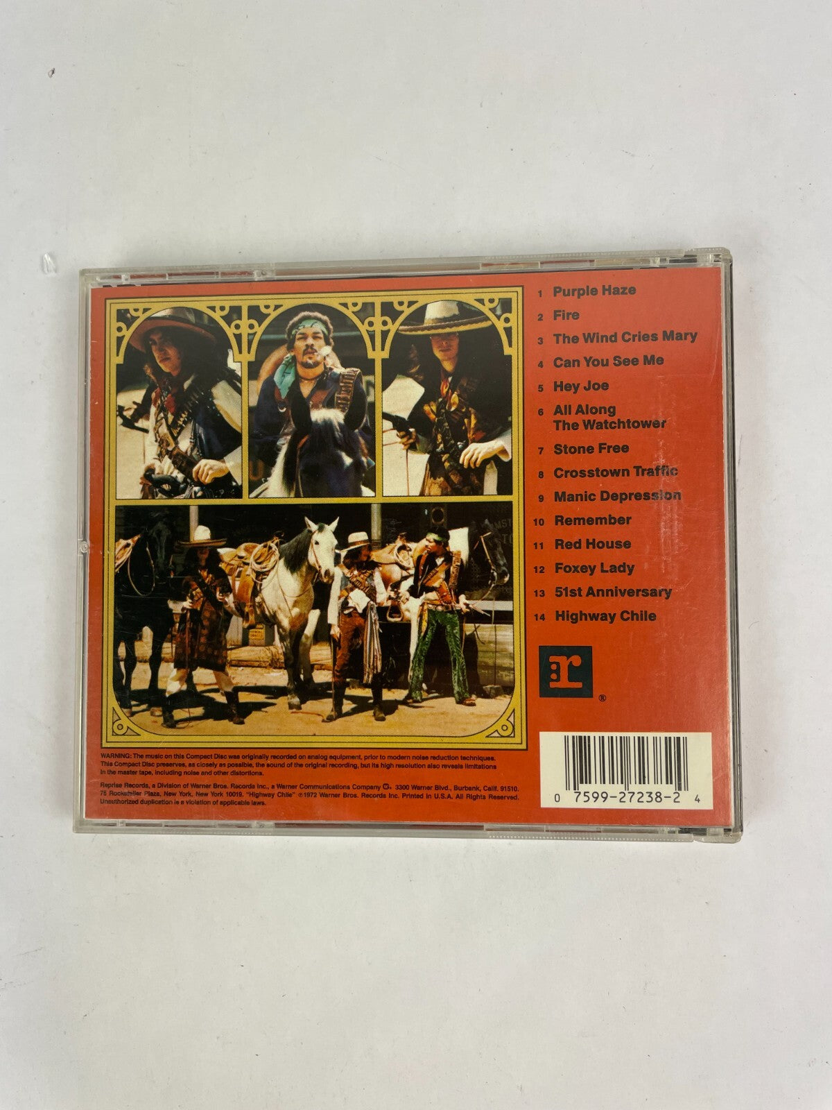 Jimi Hendrix Experience Smash Hits CD #4
