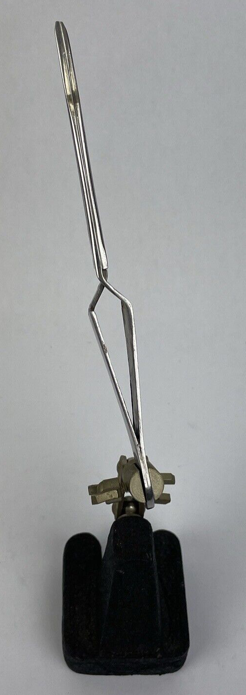 Vintage Jewelry Machinist Third Hand Self Closing Pick Tweezers Articulated Clip