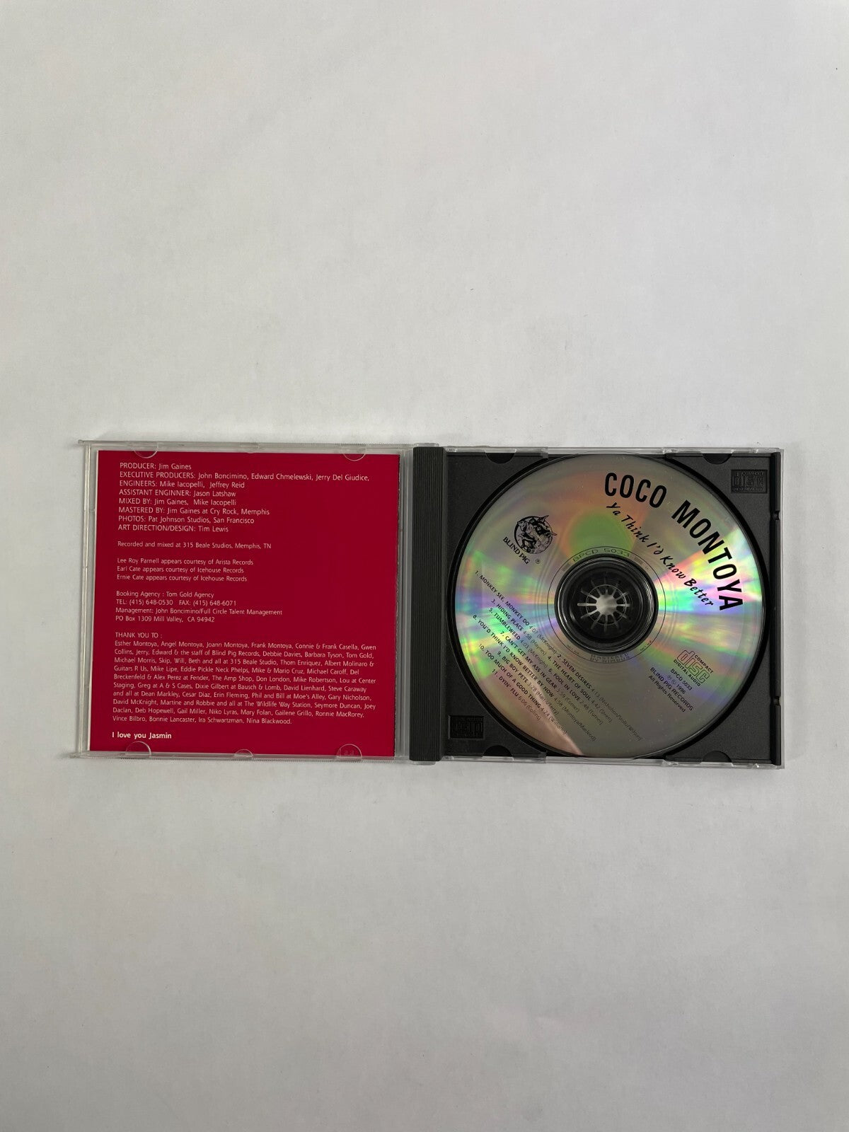 COCO Montoya Ya Think I'd Know Better Monkey See, Monkey Do Seven Desires CD#72