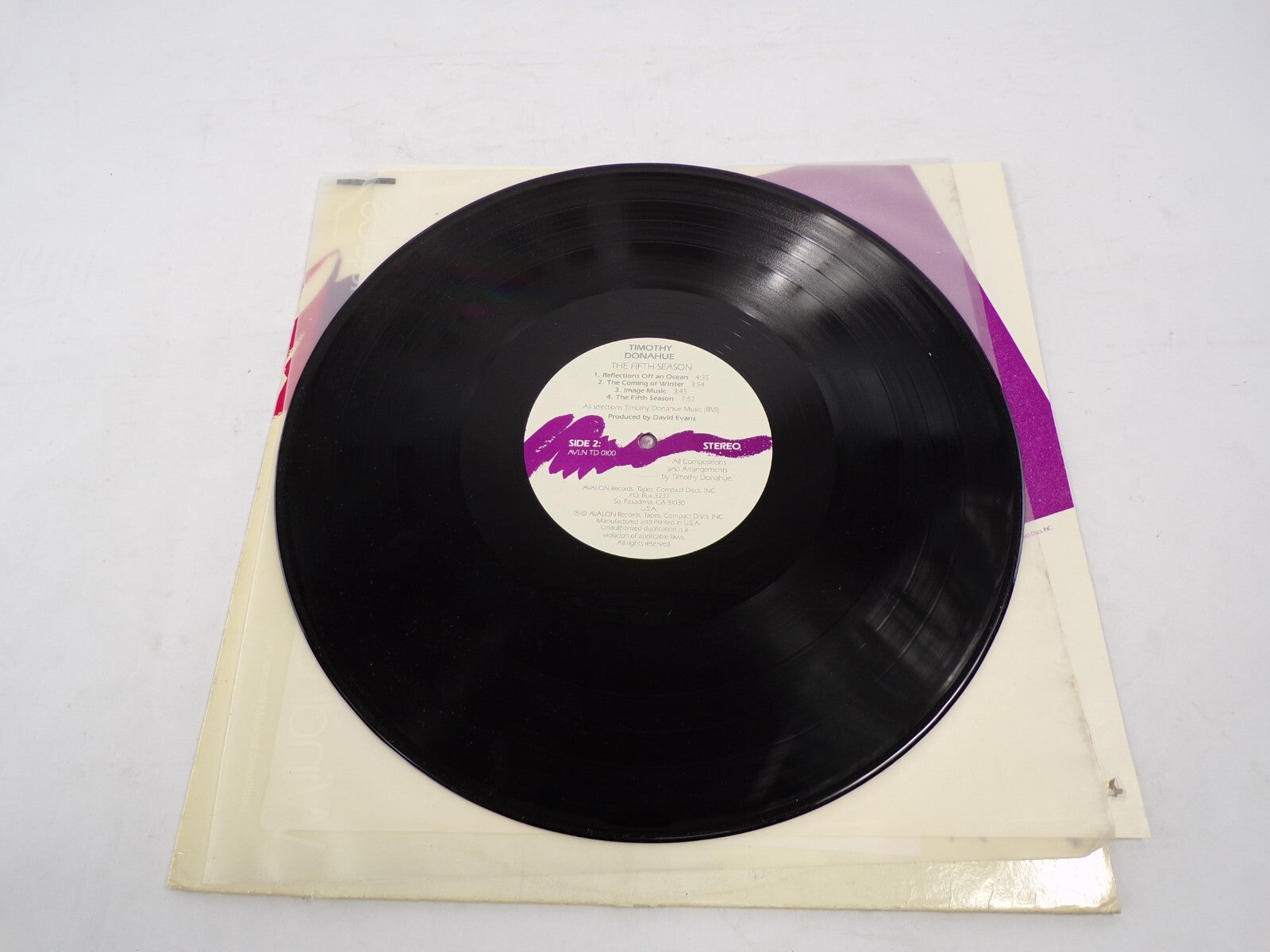 The FIfth Season Timothy Donahue David Evans All Selections Stereo Vinyl Record