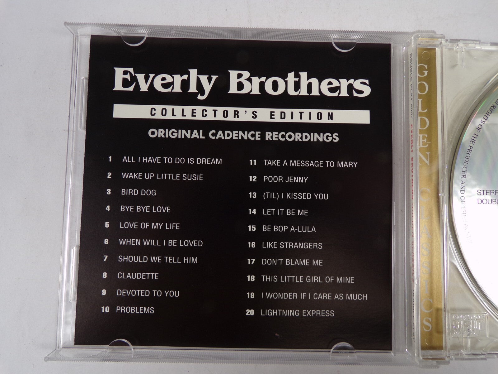  Everly Brothers Collector's Edition Original Cadence Recordings CD #31