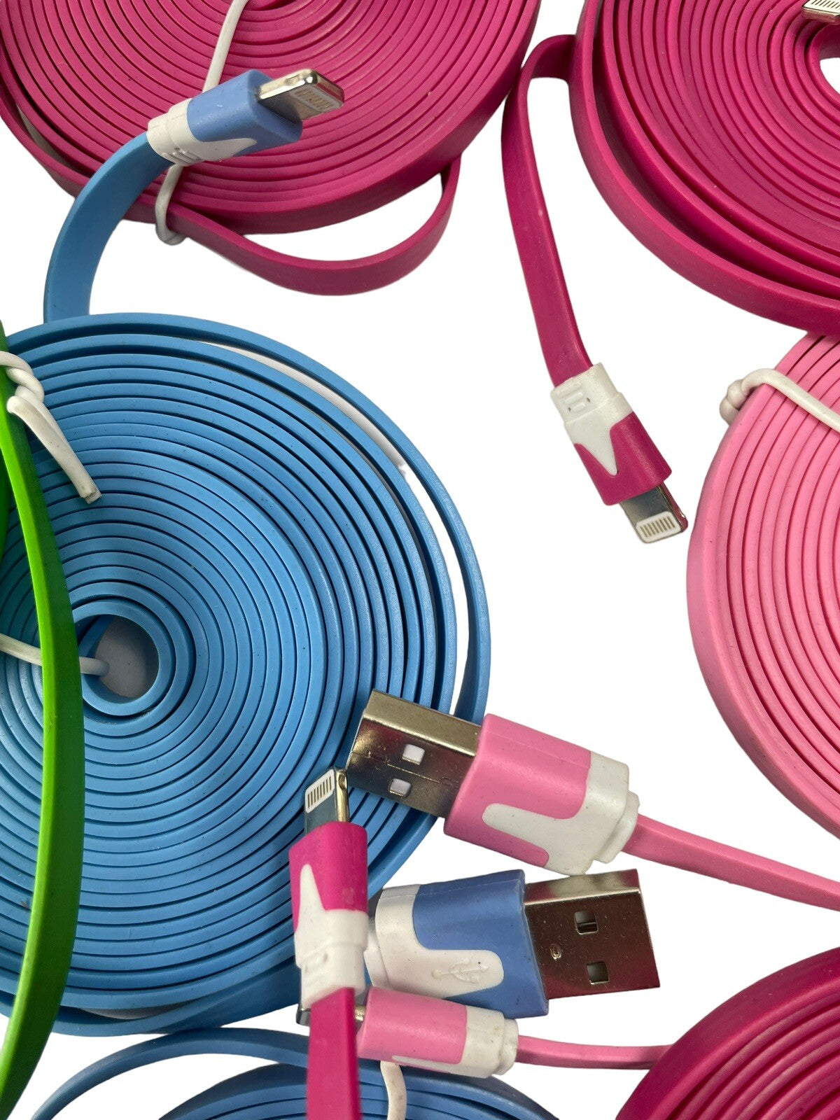 LOT of  27: 10FT USB Charger Cable Data Sync Cord For iPhone XS Max11 Pro Max XR