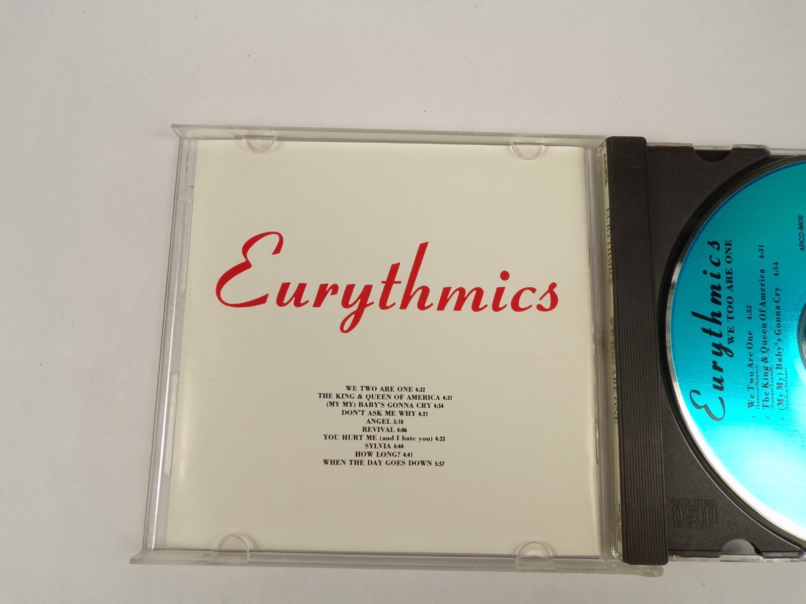 Eurythmics We Too Are One Angel Sylvia How Long? Revival You Hurt Me CD#43