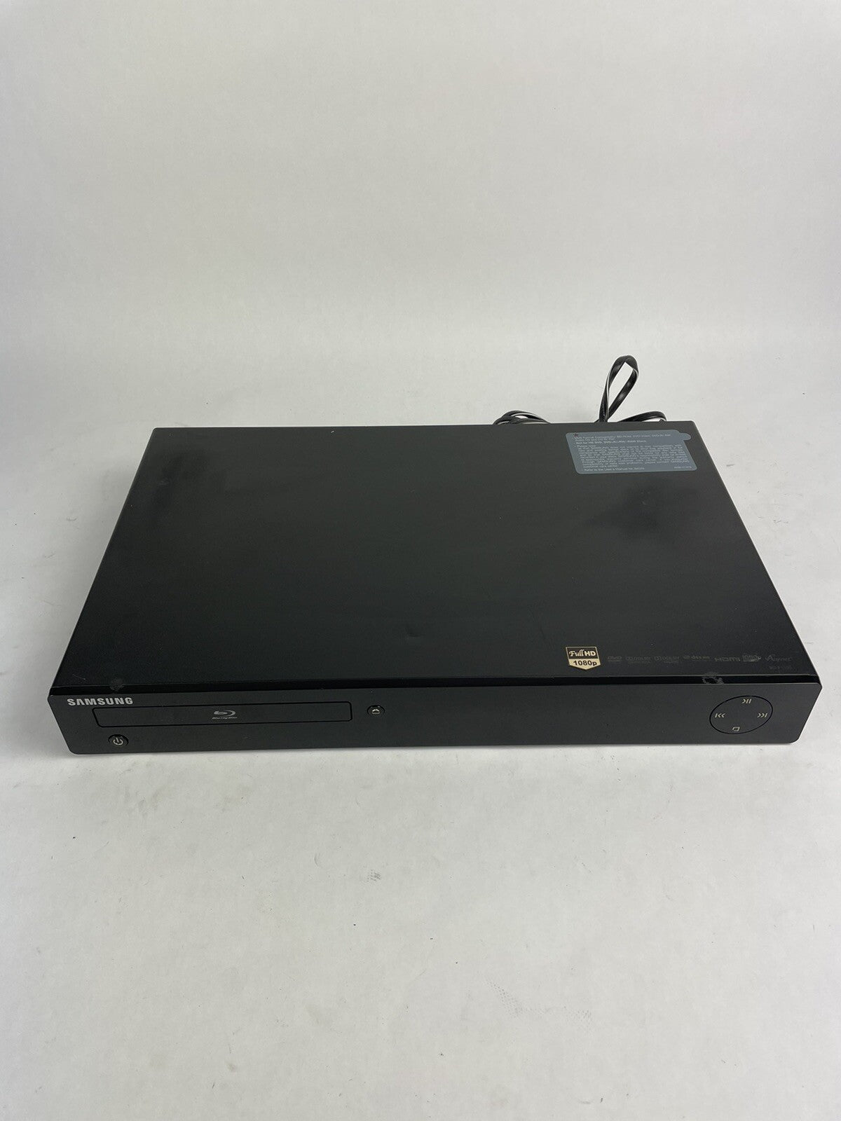 Samsung Blu-Ray Disc Player BD-P1500 1080p HDMI Black  No Remote TESTED WORKING