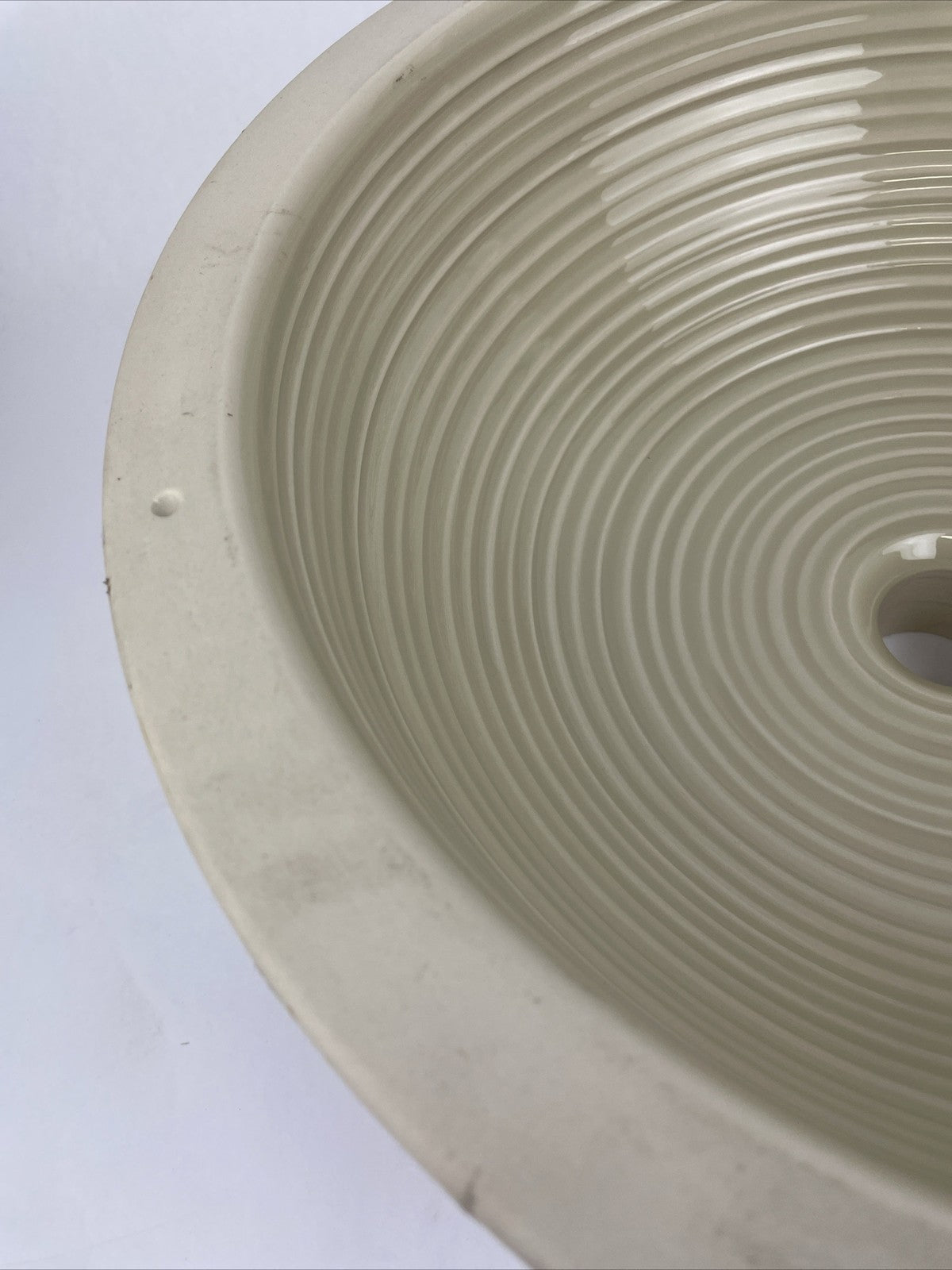 Kohler K-14287-H6-V7 Twirl design undermount lavatory sink Old English textured ceramic basin