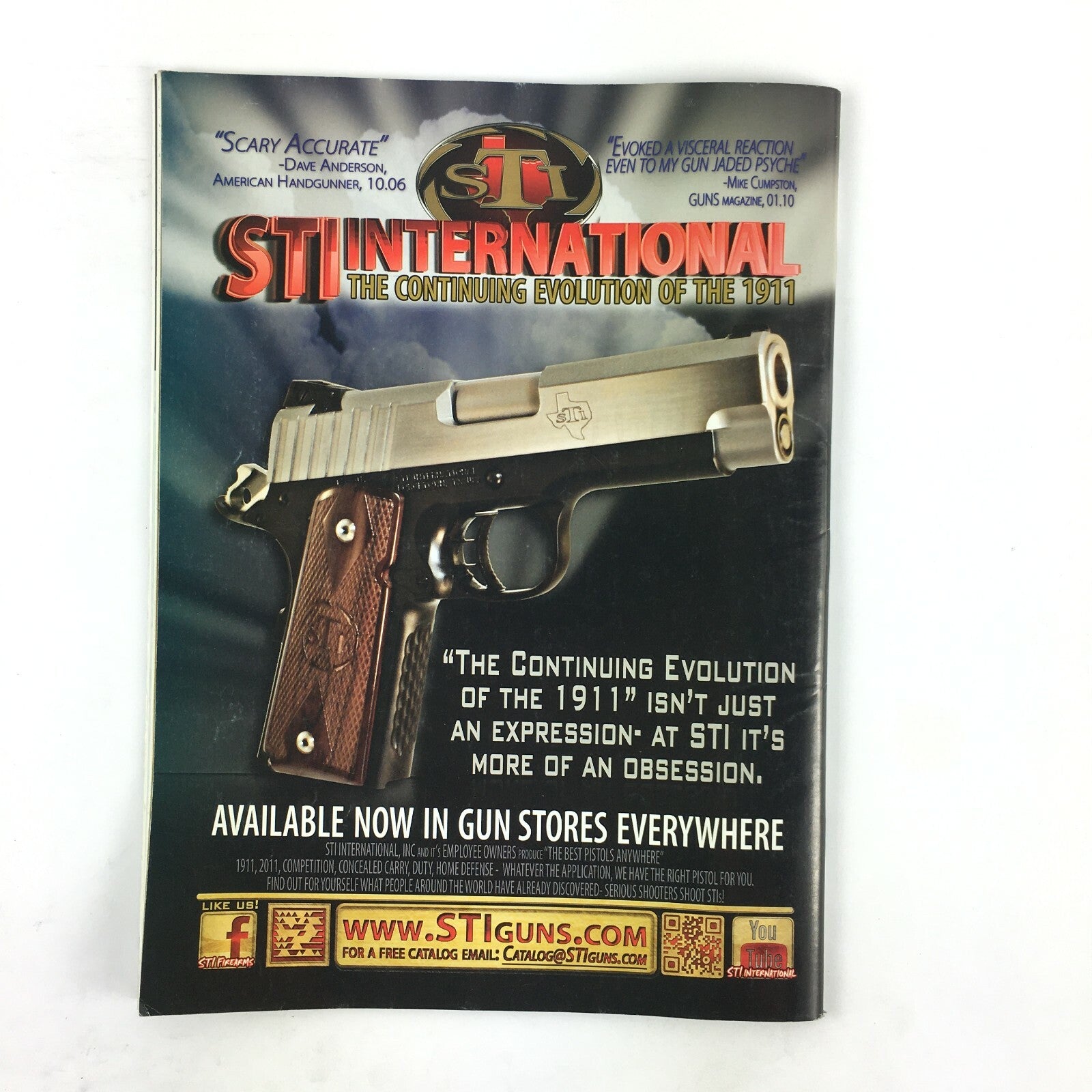 November 2011 Guns Magazine Ruger M77 .308 WIN .380 ACP .38 Special AK 7.62x39