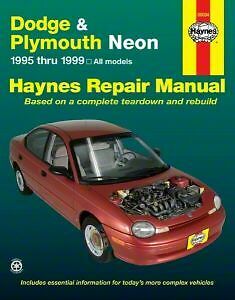 Haynes Repair Manual 30034 Dodge & Plymouth Neon 95-99 Service Repair Workshop