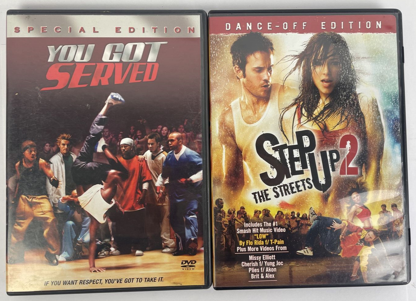 You Got Served / Step Up 2 The STREETS ( 2 x DVD Lot ) Hip Hop/Step Competition