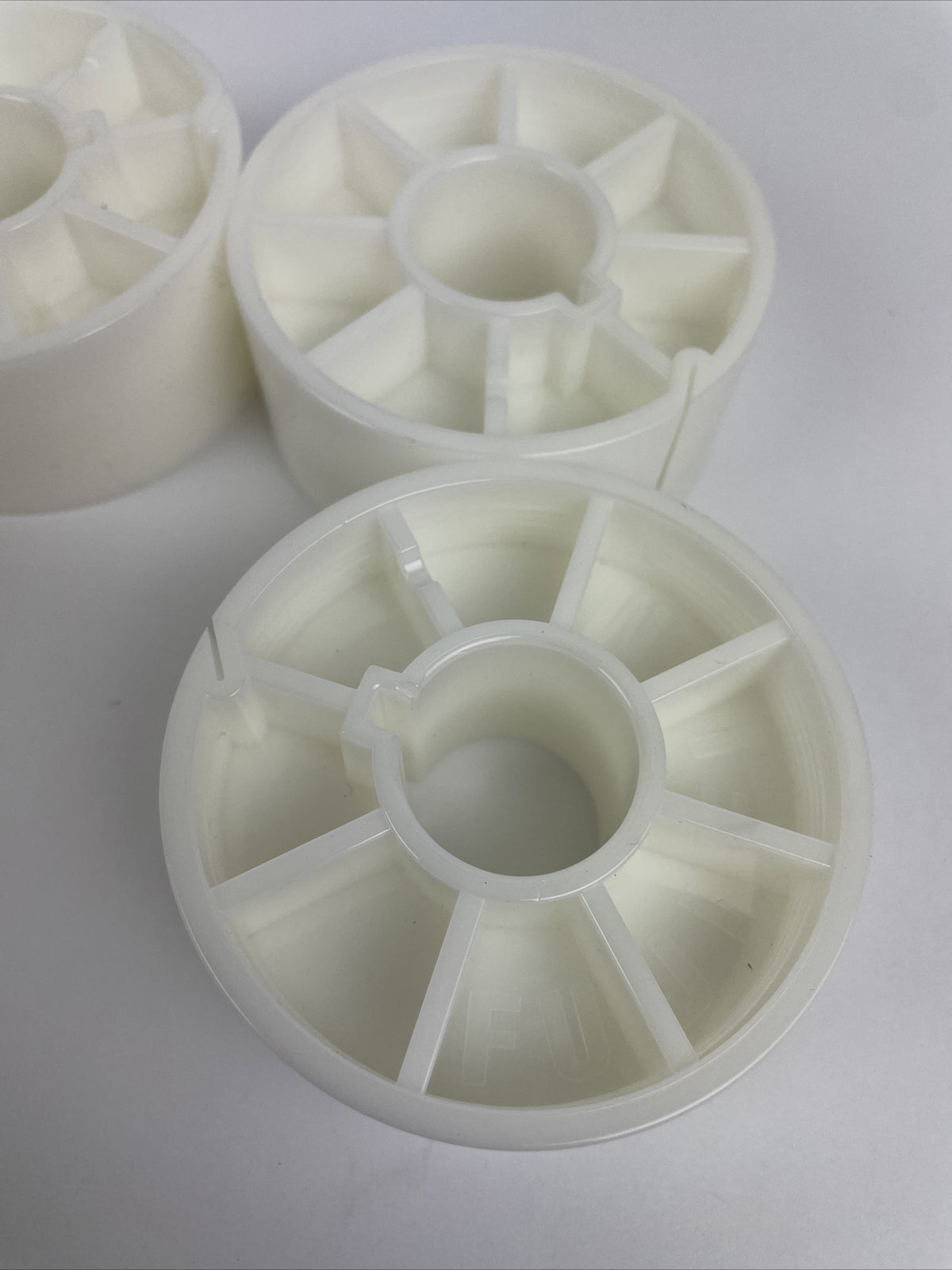 Lot of 10 Hollywood Universal Studios 35mm 3" Diameter Film Core Take-Up Spool