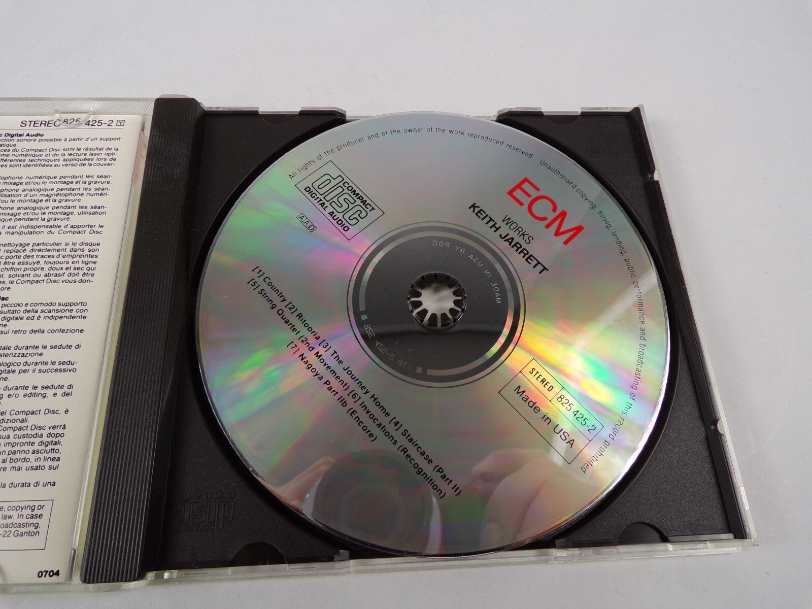 Keith Jarrett Works Country Ritooria The Journey Home String Quartet CD#35