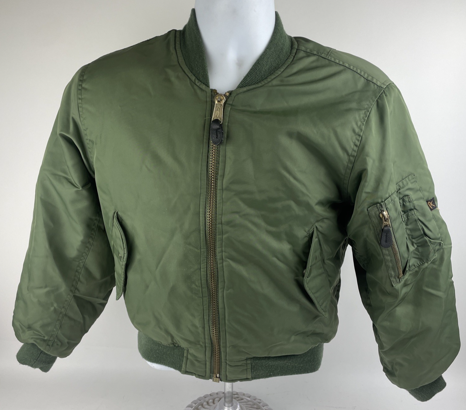 Very Rare Vintage Jacket Flight Bomber MA-1 Alpha Industries Vietnam Size Small
