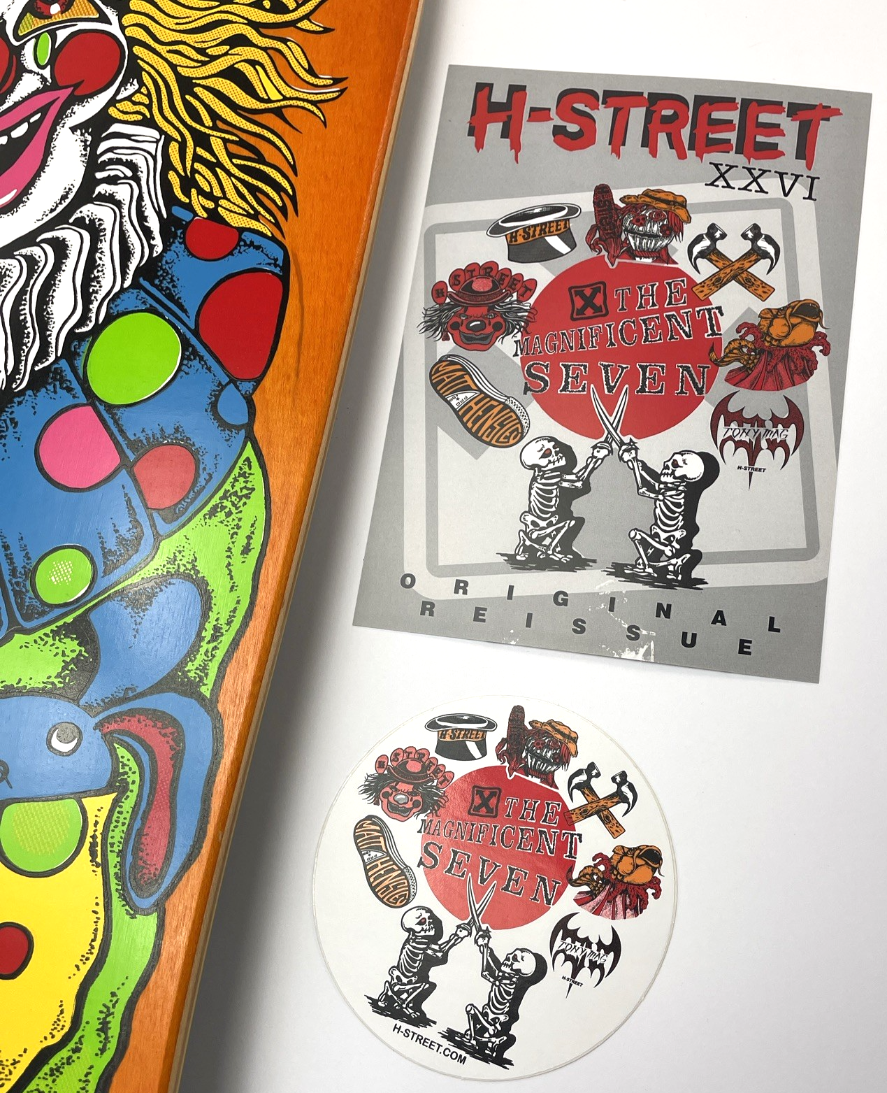 John Schultes A Series Clown H-Street Skateboard Deck Limited Edition #05 of 136