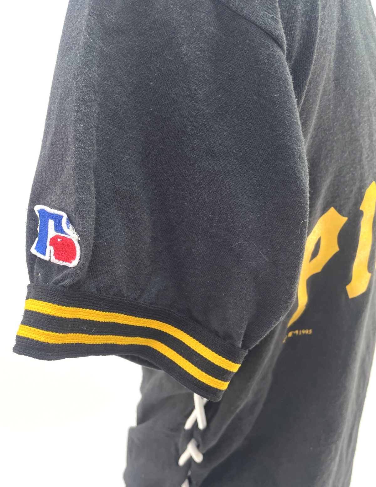 MLB Genuine Merchandise Pittsburgh Pirate Women's V-Neck Vintage Look T-Shirt