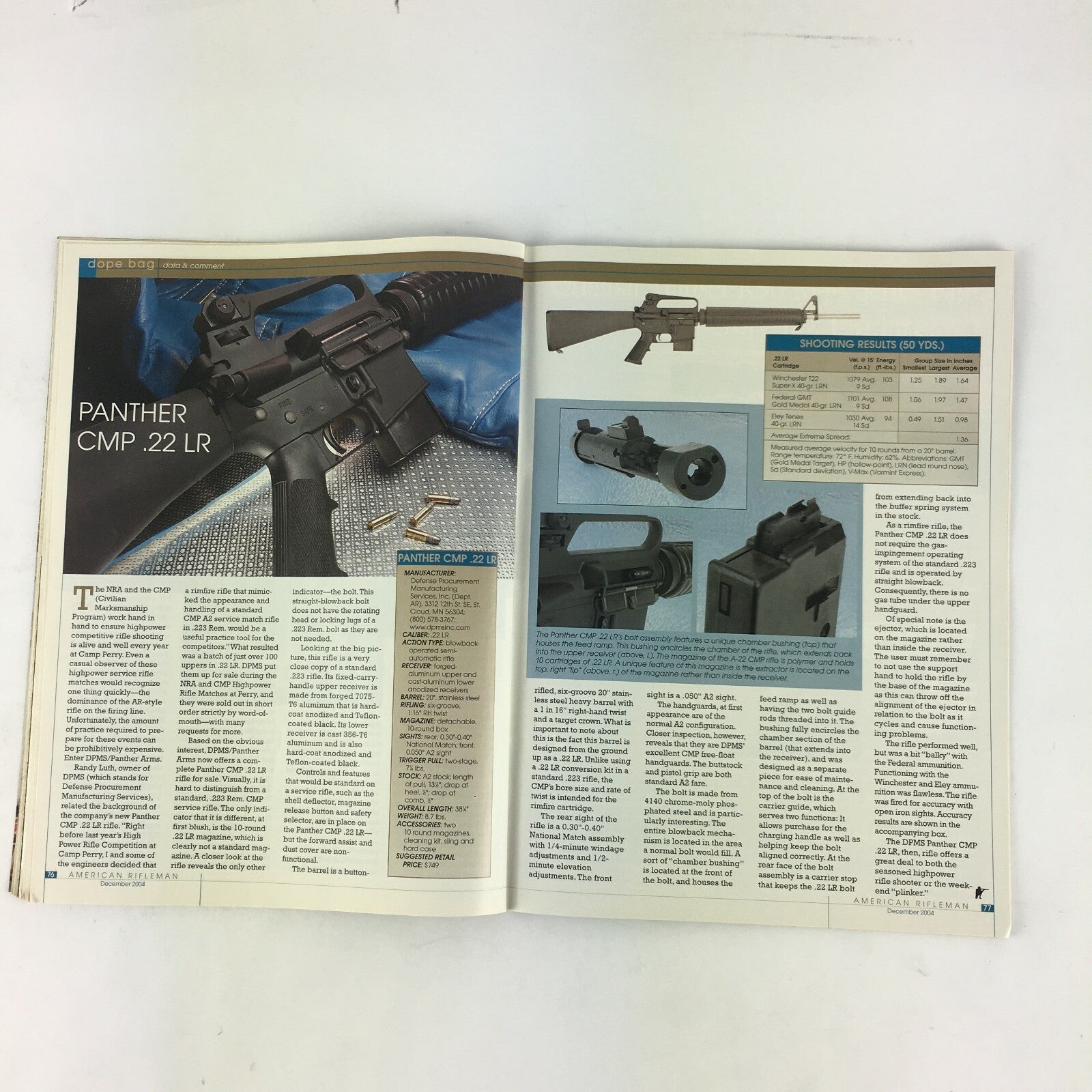 December 2001 American Rifleman Magazines Put A Little Freedom Under Their Tree