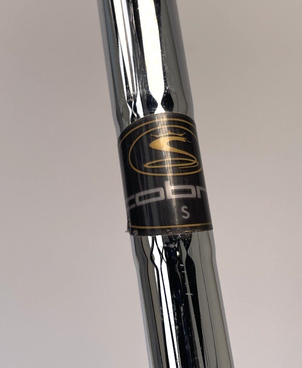 King Cobra II Oversize Tour Single 9 Iron Steel S Flex Bump Shaft Corded Grip RH