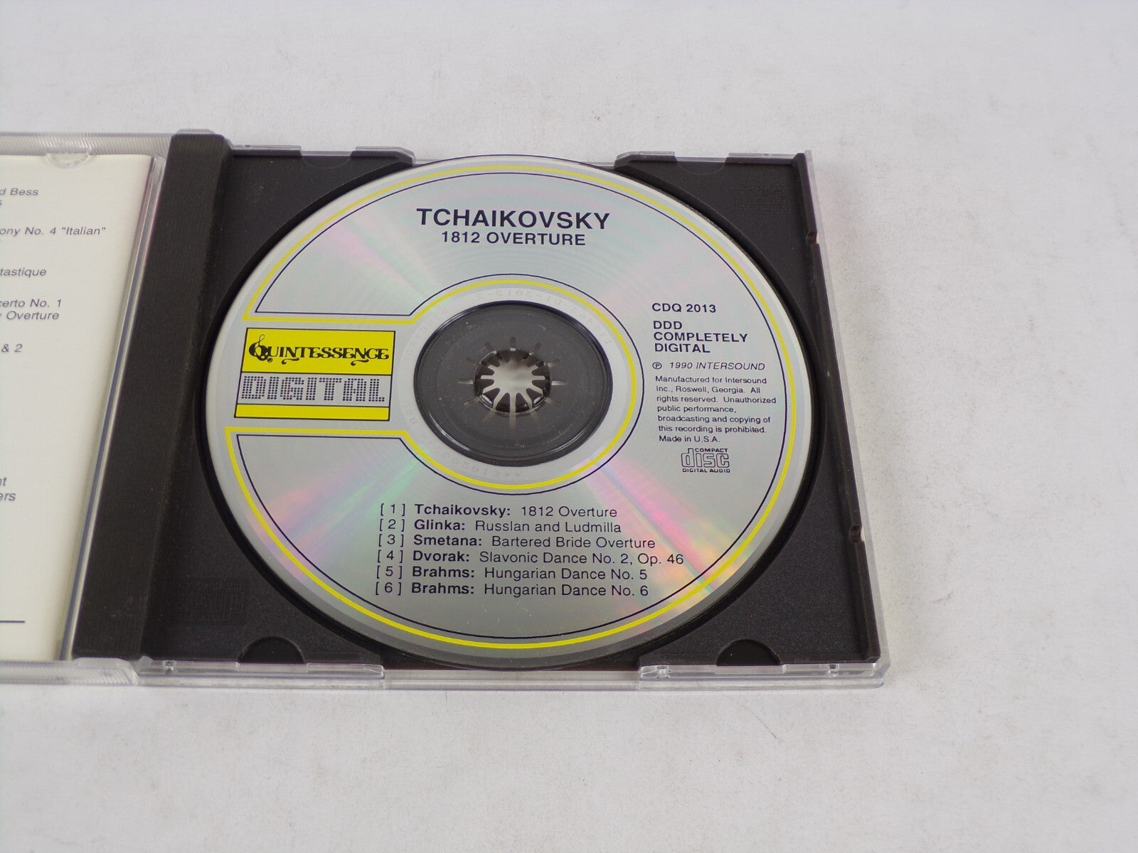 Tchaikovsky Dvorak Slavon Dance Brahms Hungarian Dance Glinka Dvorak CD#54