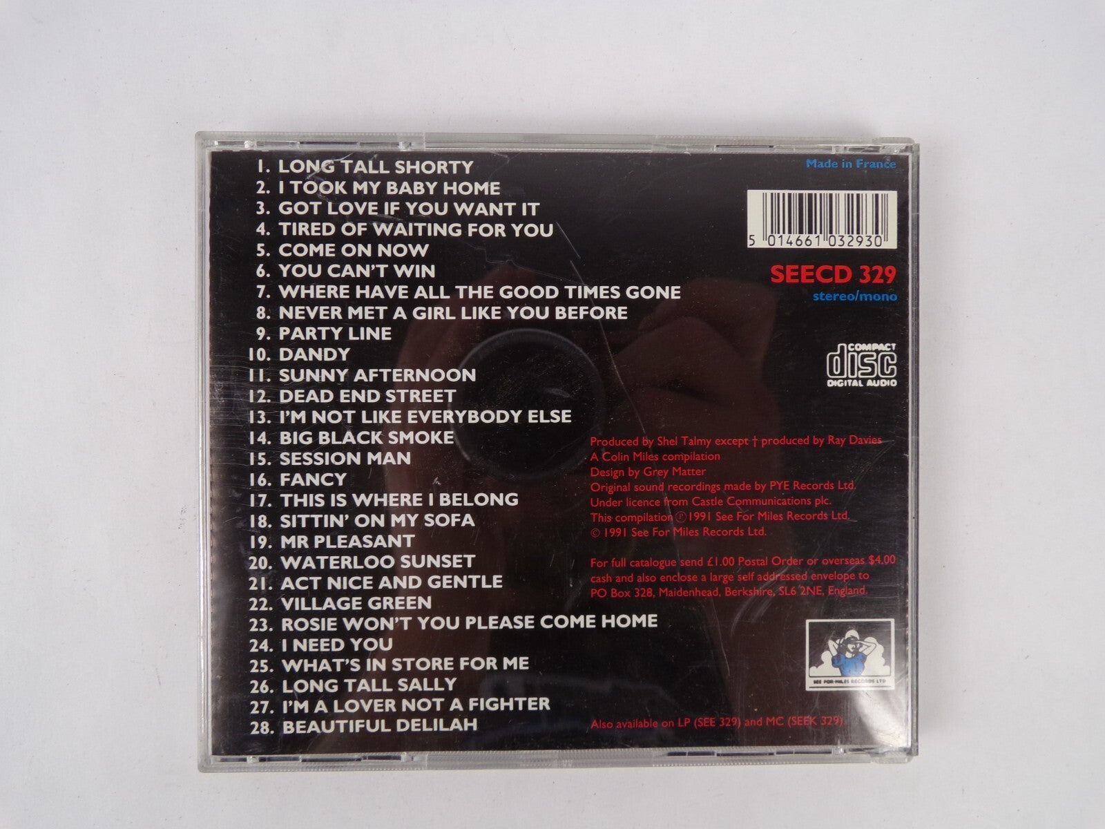 The Kinks Greatest Hits CD #9