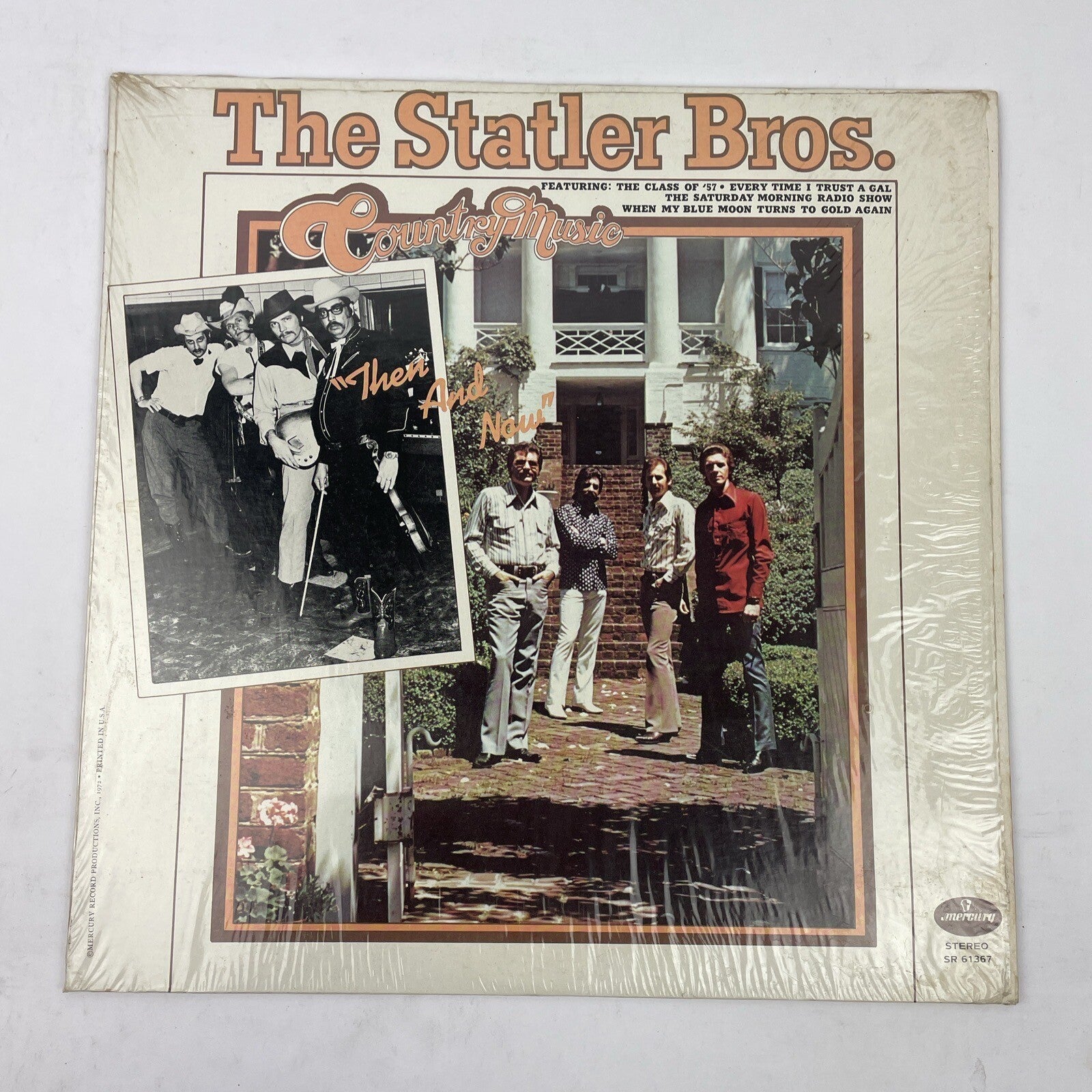 STATLER BROTHERS : country music " then and now " MERCURY 12" LP Vinyl 33 RPM