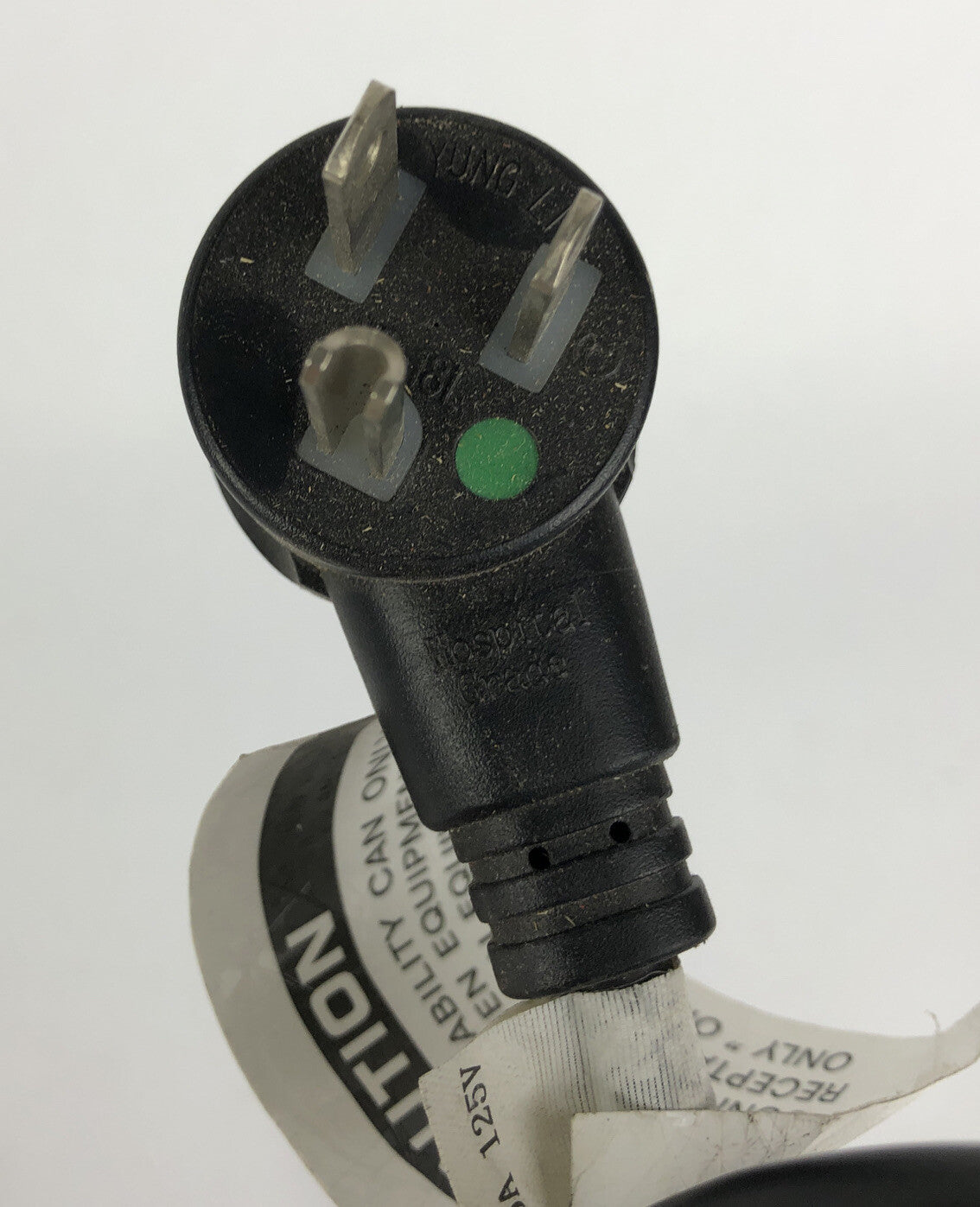 Power Cable Laptops Adapters YC-12G10A 125V Mickey Ears 3 Prong w/ Ground    A63