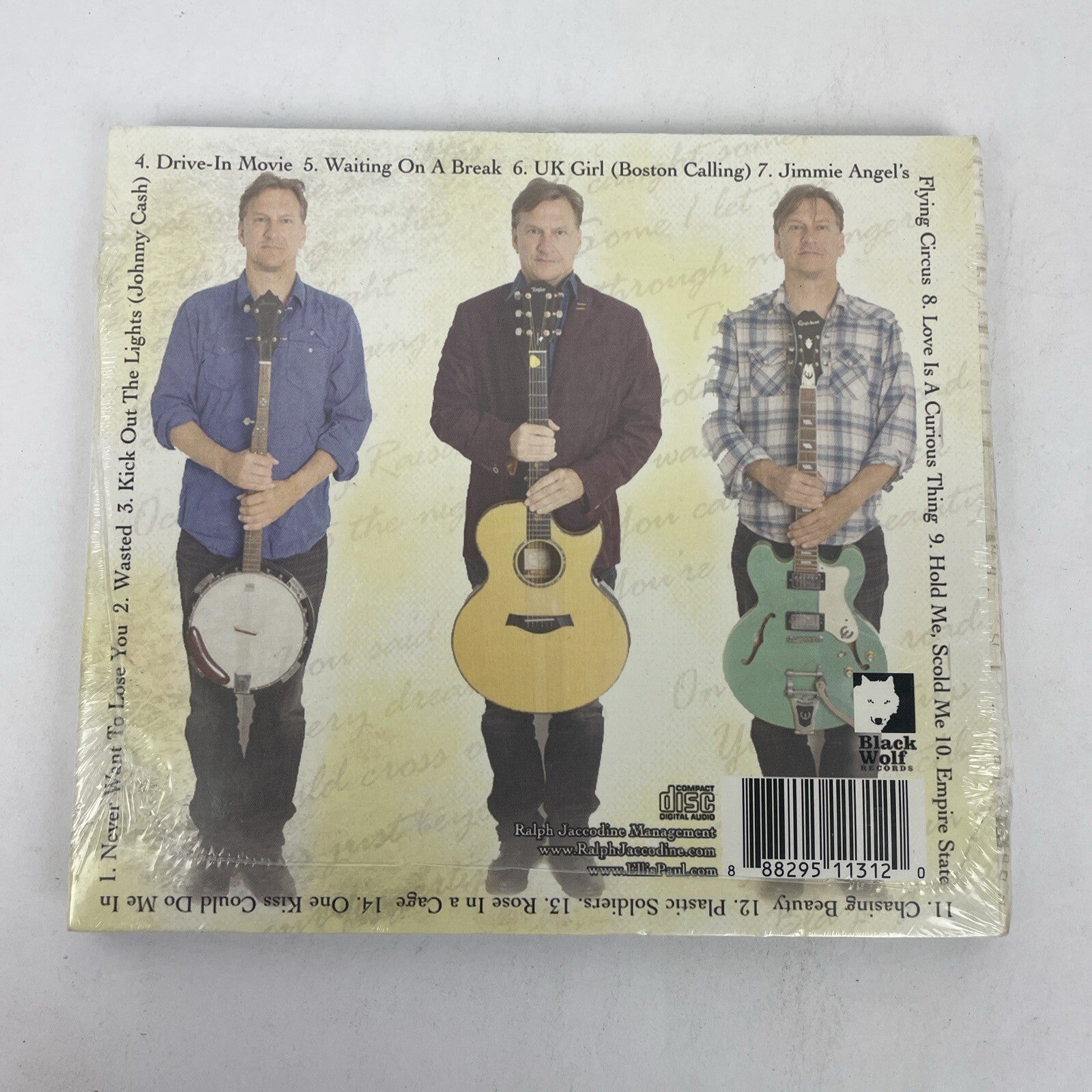 Chasing Beauty by Ellis Paul (Audio CD, 2014, Digipak) Black Wolf Records - NEW