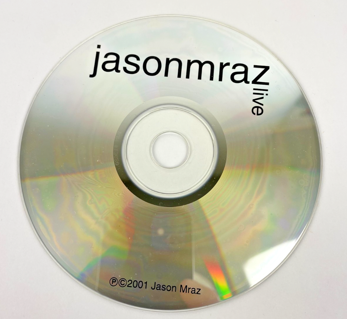 Jason Mraz Live & Acoustic 2001 Digital Audio CD  Self-publisheds 2001