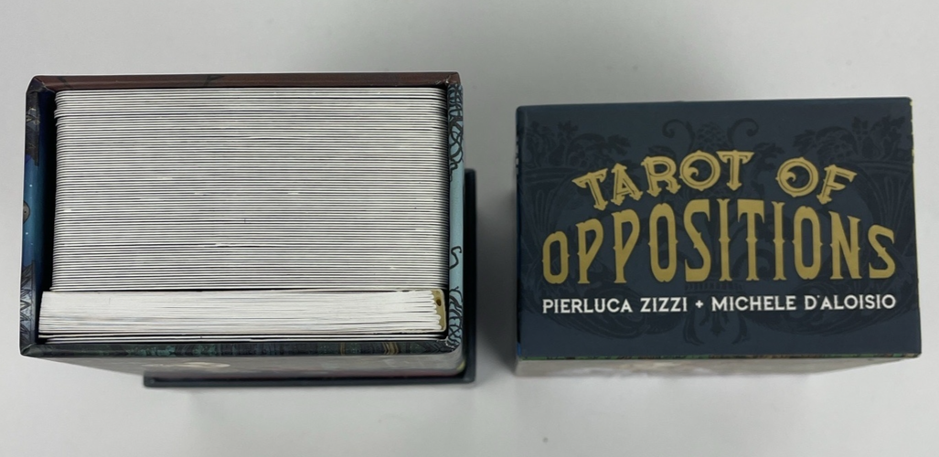 Tarot Of Oppositions Tarot Deck w Guidebook By Pierluca Zizzi Michele D'aloisio