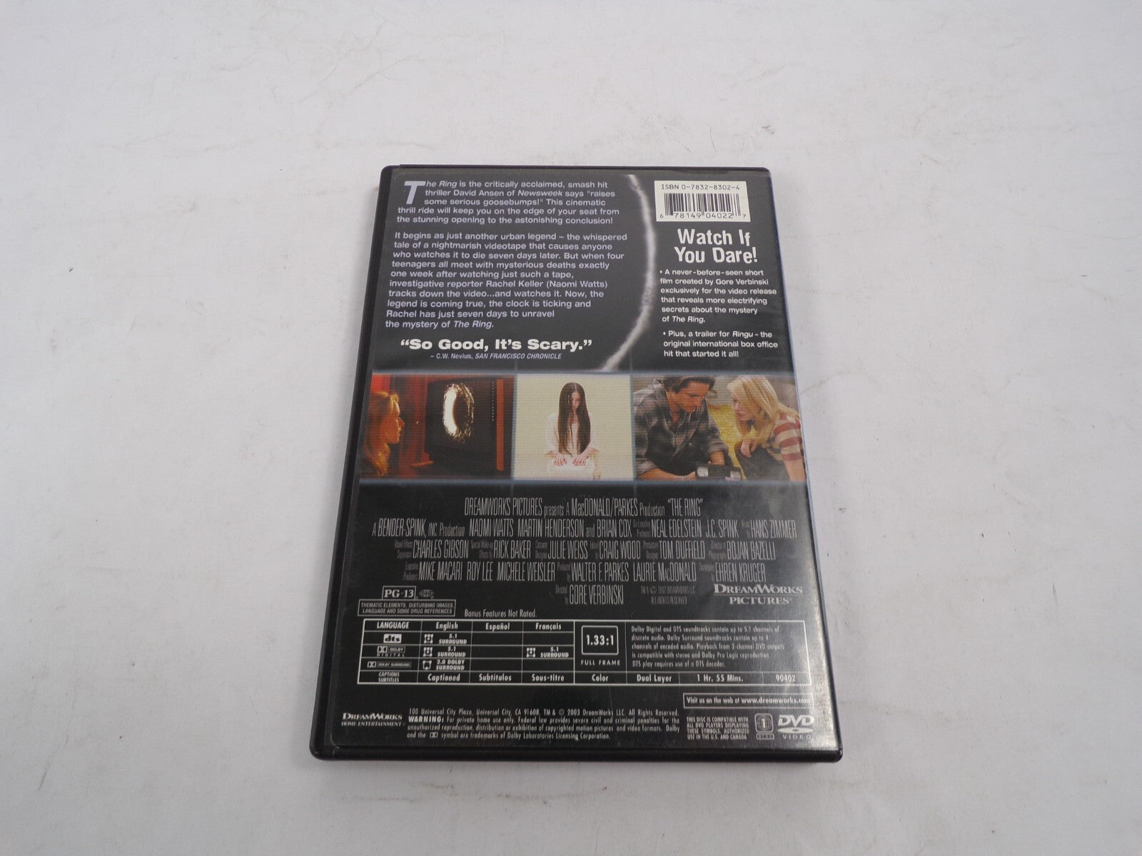 The Ring Before You Die You See Scary Smash Hit Thriller Mystery DVD Movies