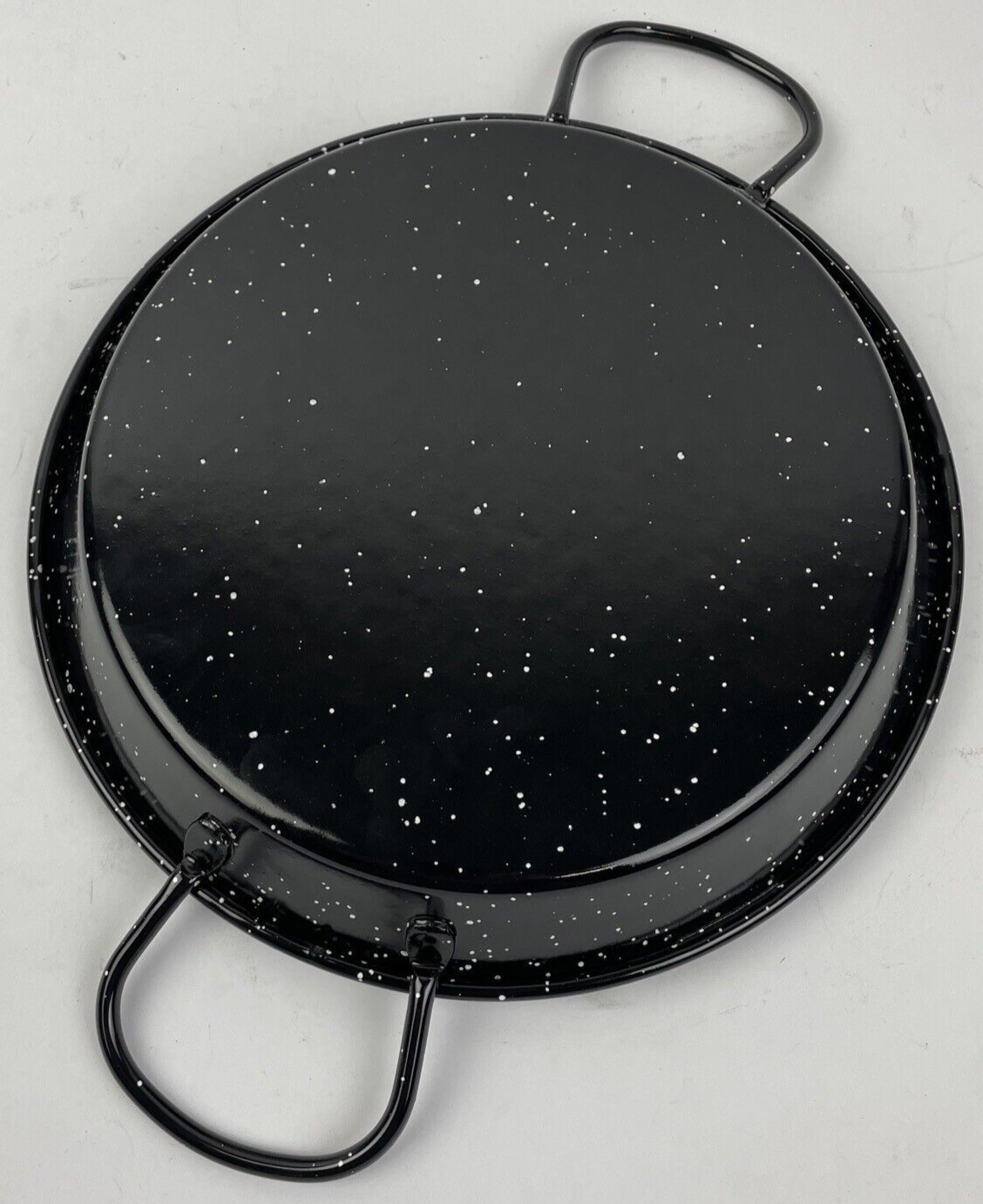 Paella Pan VAELLO LA Valenciana Paellera ferro 2 manici martello 26cm 10" Spain